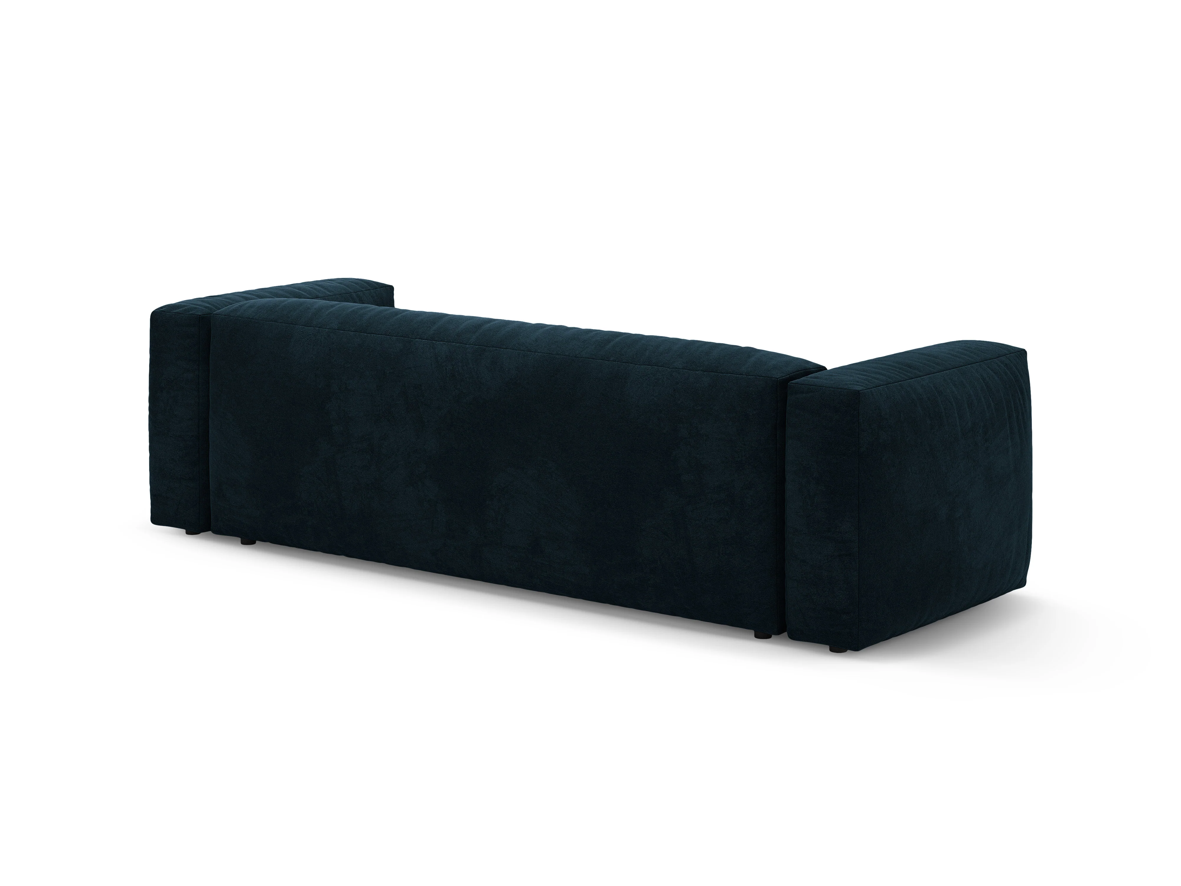 Sofa aksamitna 3-osobowa z funkcją spania MARTINA głęboki petrol - Image 5