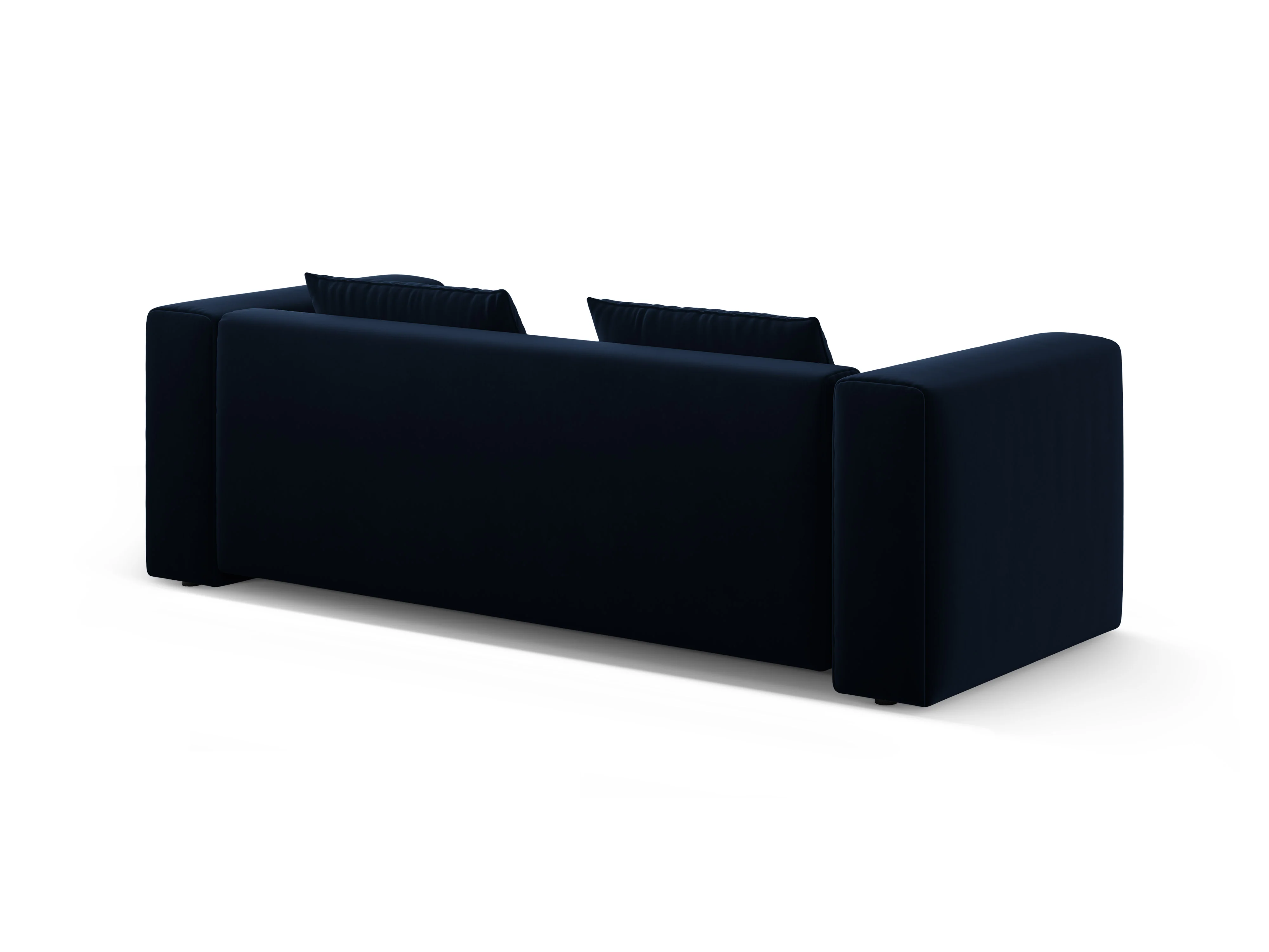 Sofa aksamitna 3-osobowa z funkcją spania VERONA królewski niebieski - Image 6