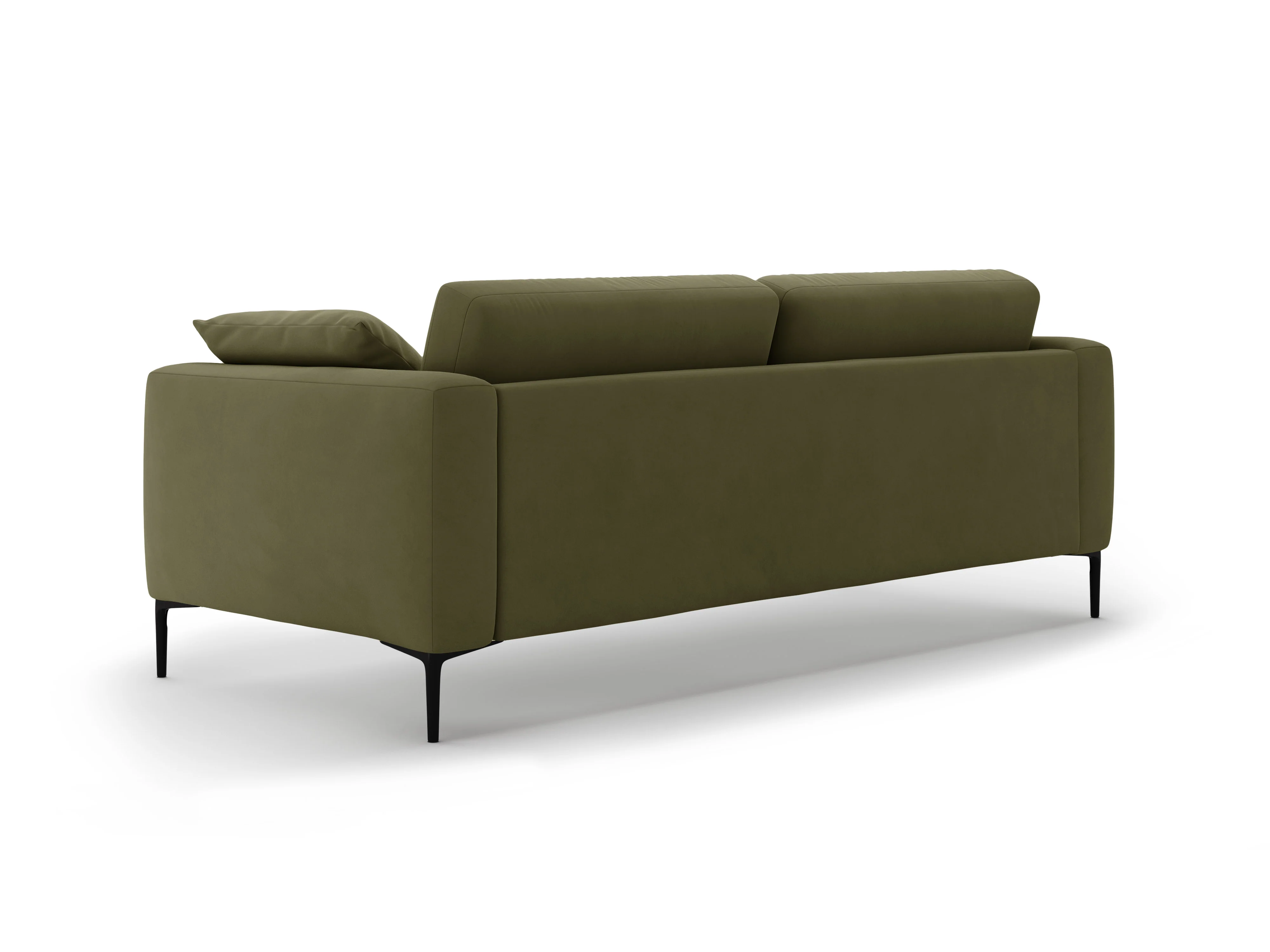 Sofa aksamitna 4-osobowa BEMY zielony - Image 5