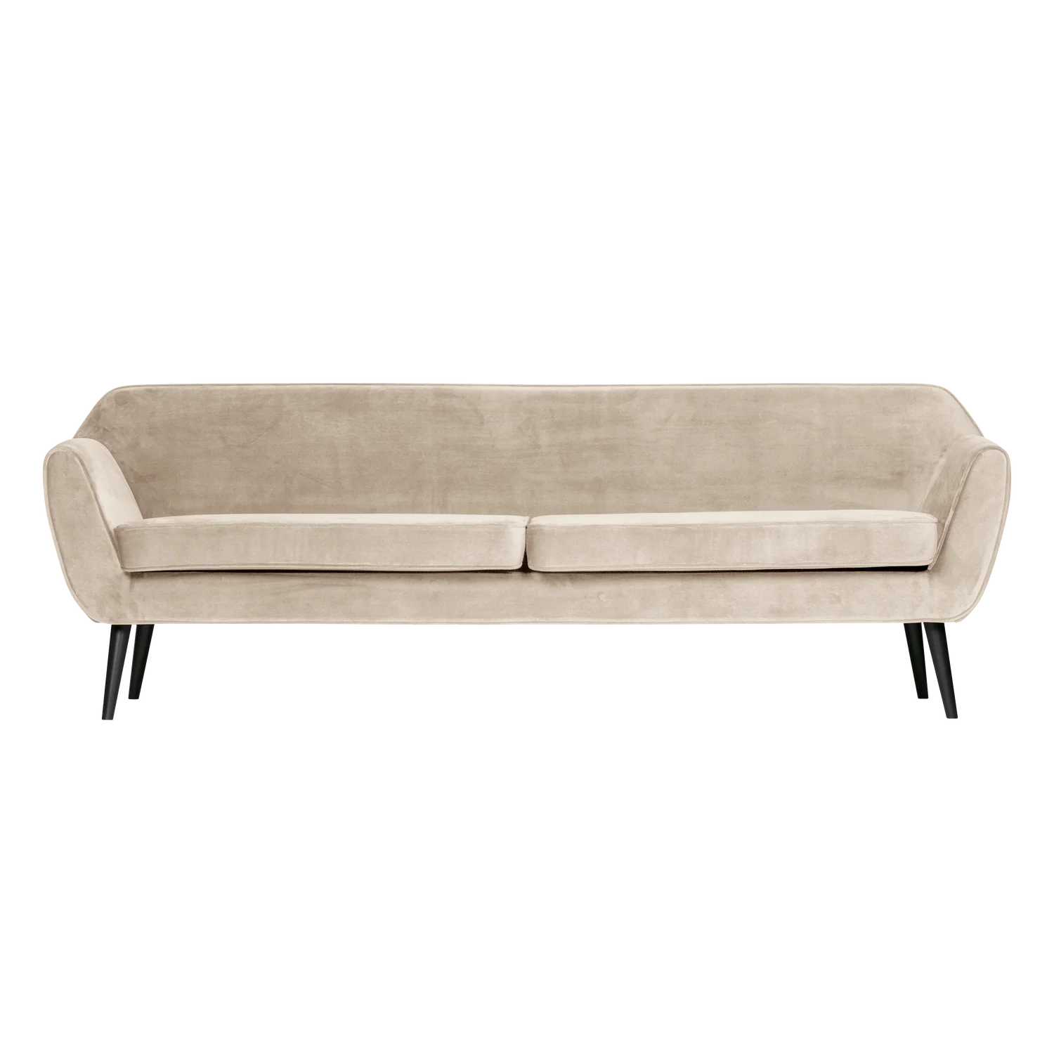 Sofa aksamitna 4-osobowa ROCCO złamany biały - Image 3