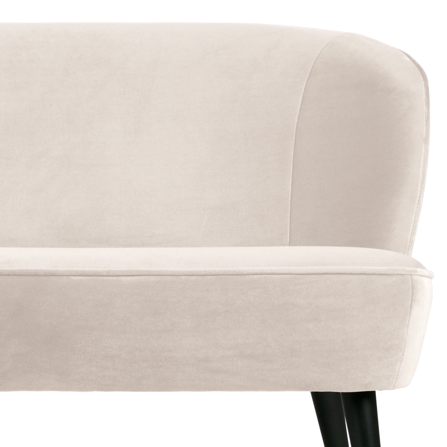 Sofa aksamitna SARA złamany biały - Image 2