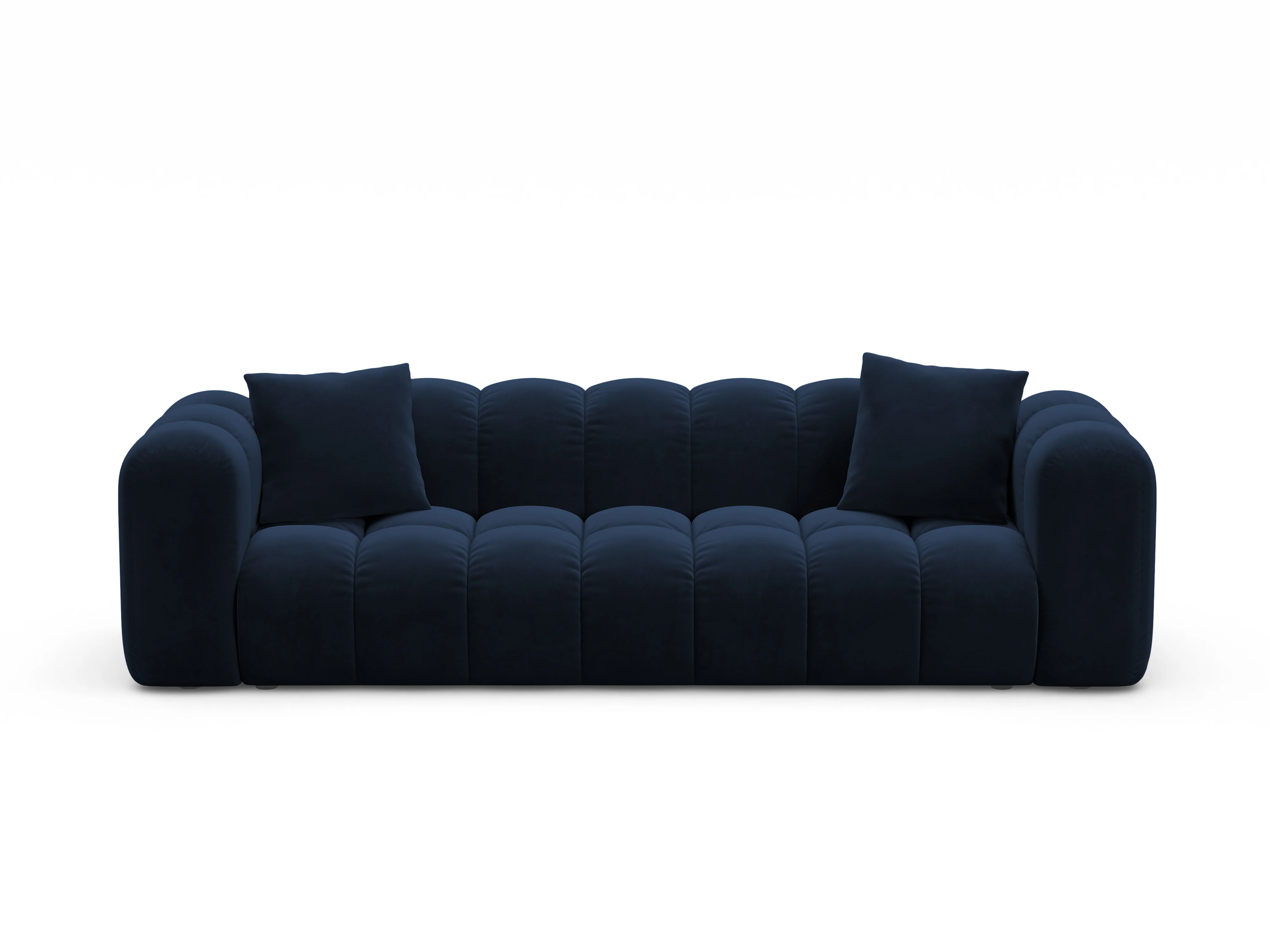Sofa aksamitna z funkcją spania ASTRO granat królewski - Image 2