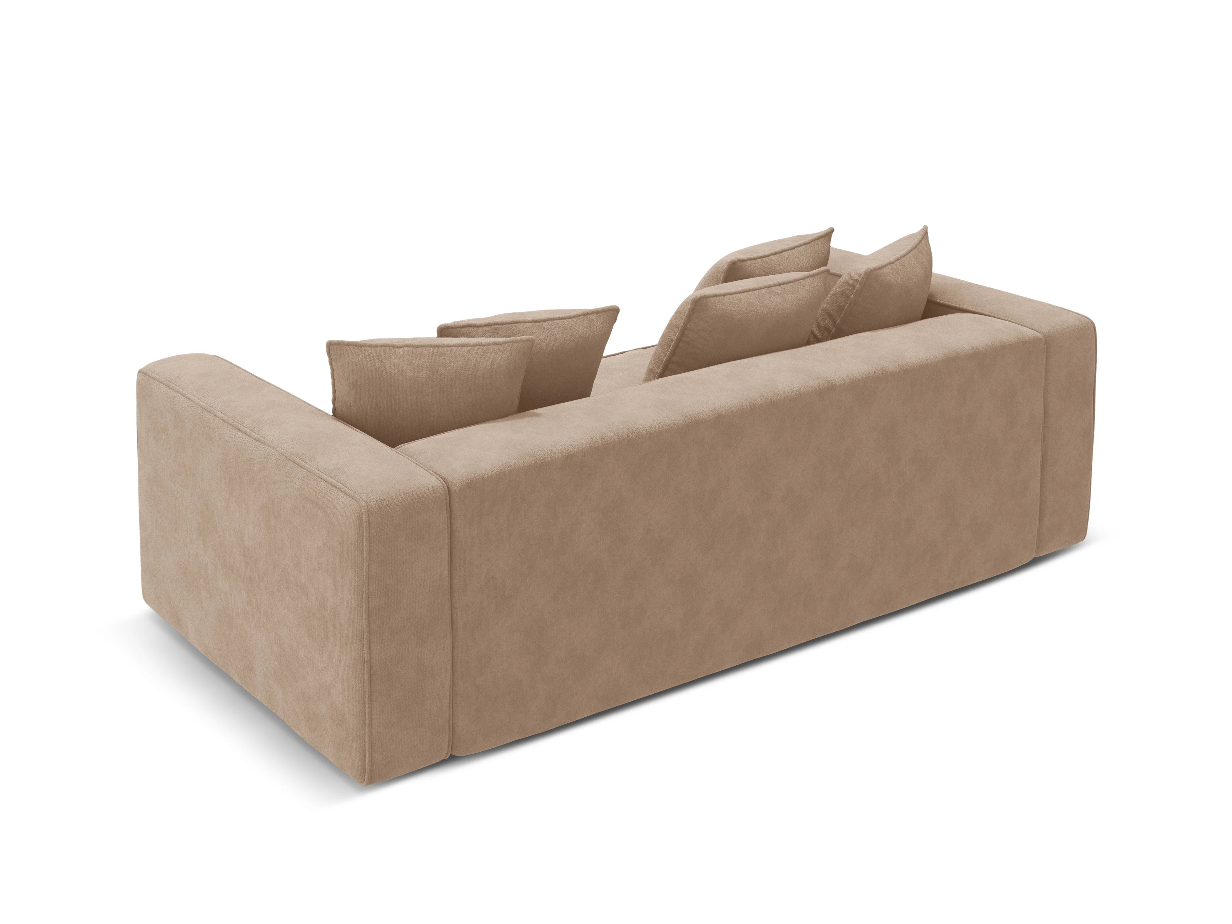 Sofa aksamitna z funkcją spania RIBES ciemnobeżowy - Image 6