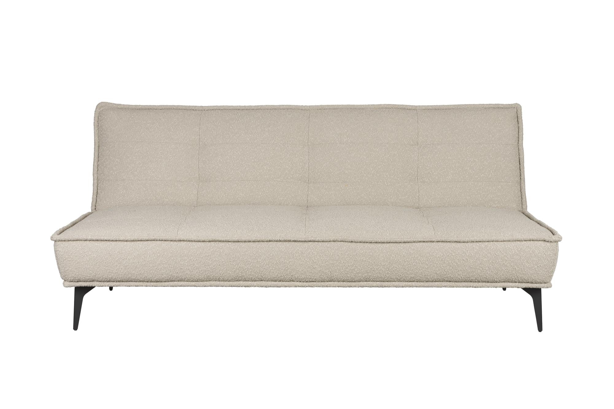 Sofa rozkładana CIELKE beżowy z czarną podstawą - Image 11