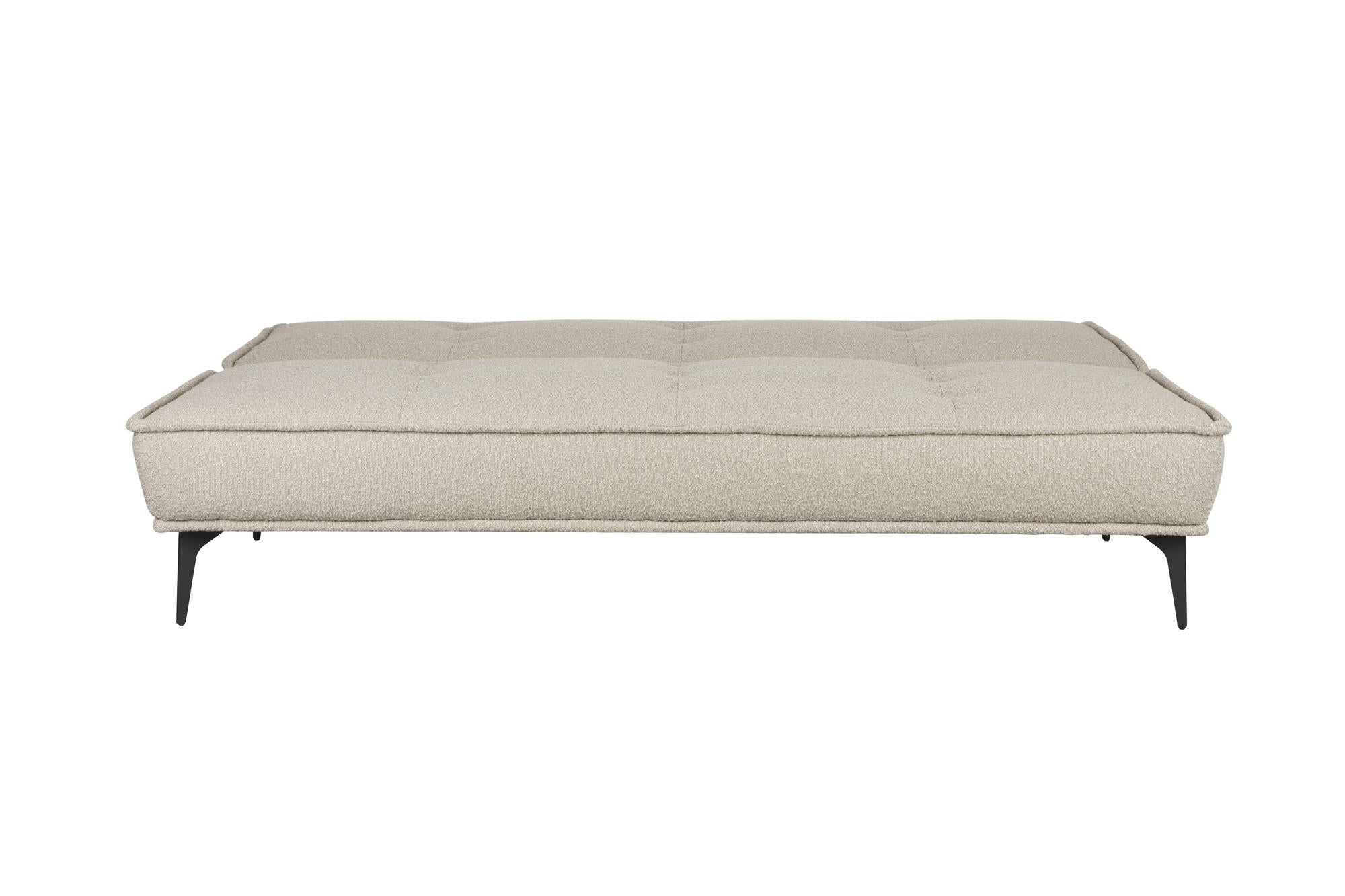 Sofa rozkładana CIELKE beżowy z czarną podstawą - Image 13