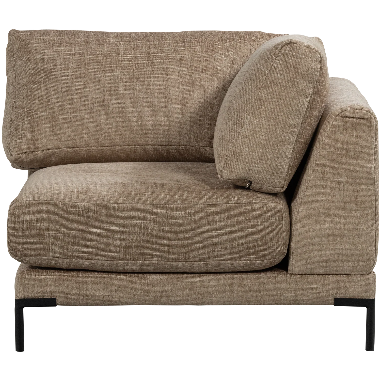 Sofa COUPLE - moduł narożny brązowy melanż - Image 6