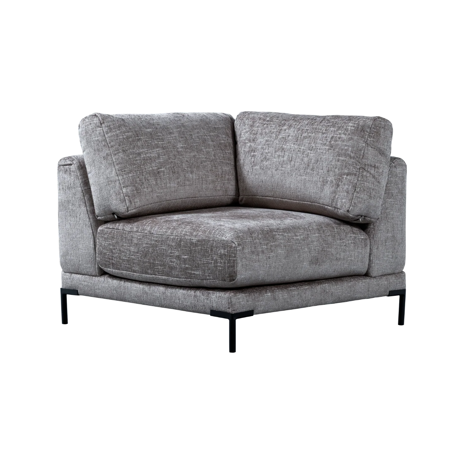 Sofa COUPLE - moduł narożny dżinsowy melanż