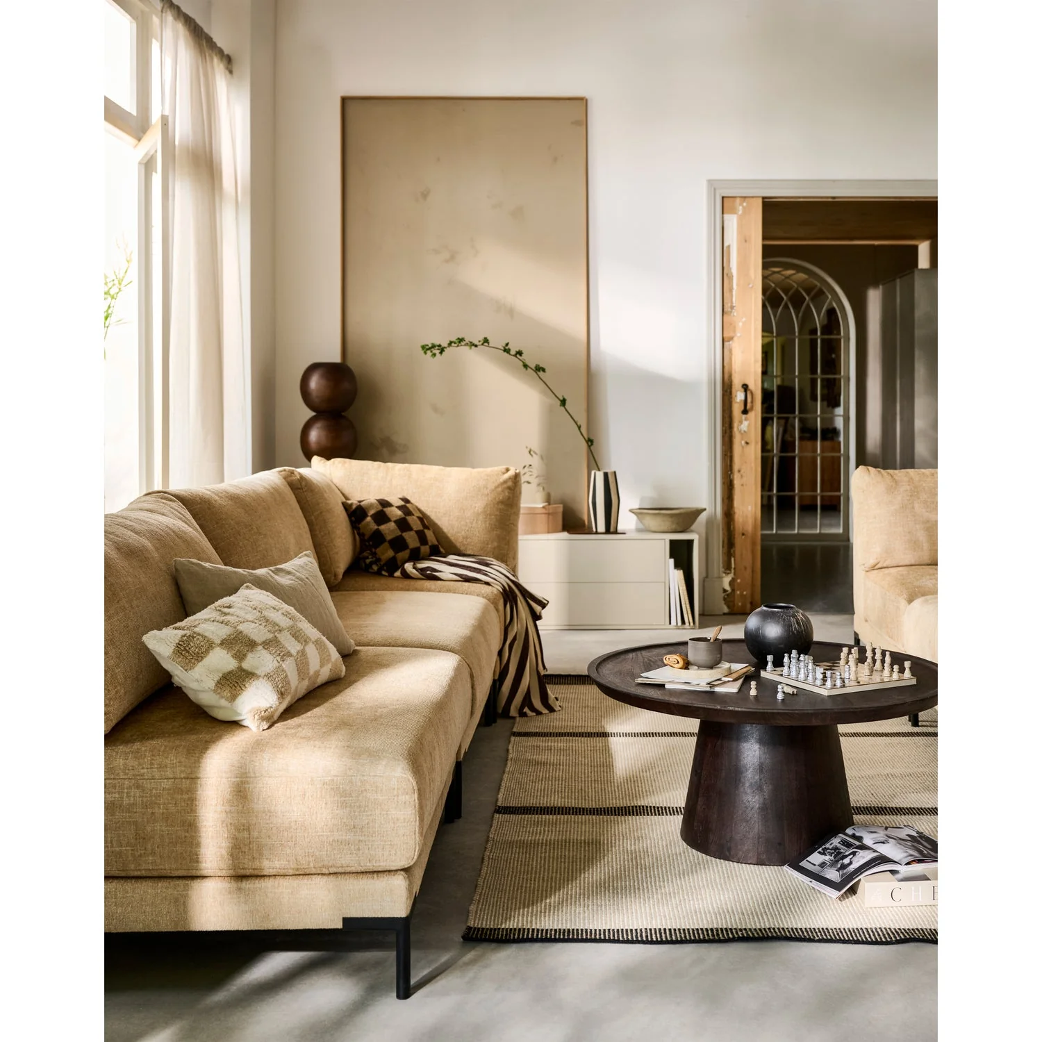 Sofa COUPLE - moduł narożny masełkowy melanż - Image 2