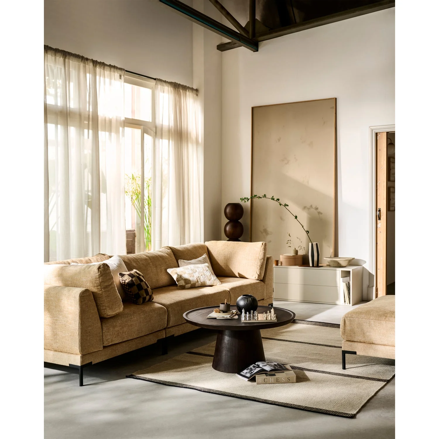 Sofa COUPLE - moduł narożny masełkowy melanż - Image 7