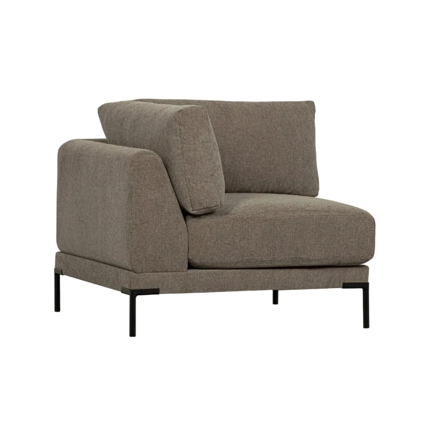 Sofa COUPLE - moduł narożny taupe