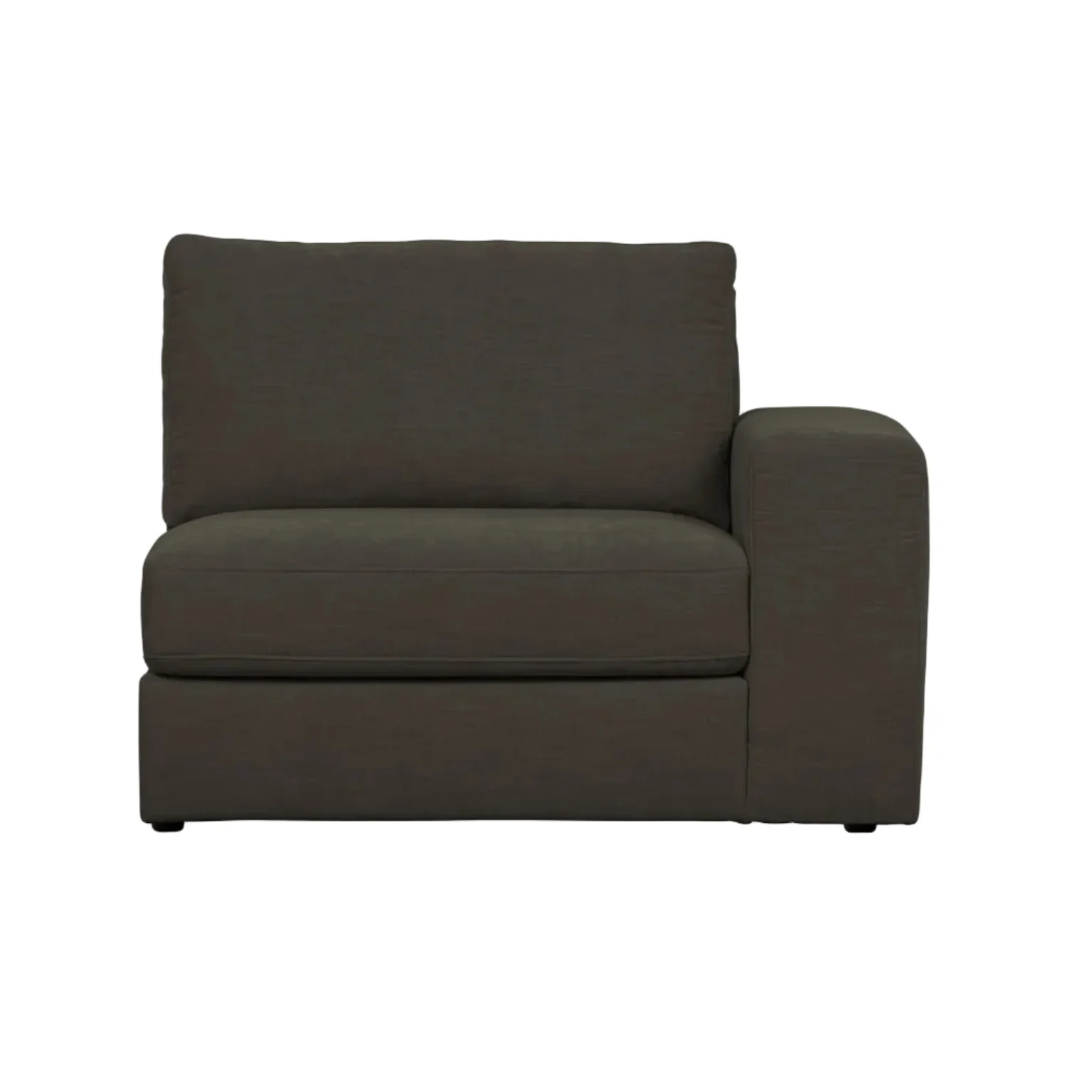 Sofa FAMILY - moduł końcowy prawostronny antracytowy