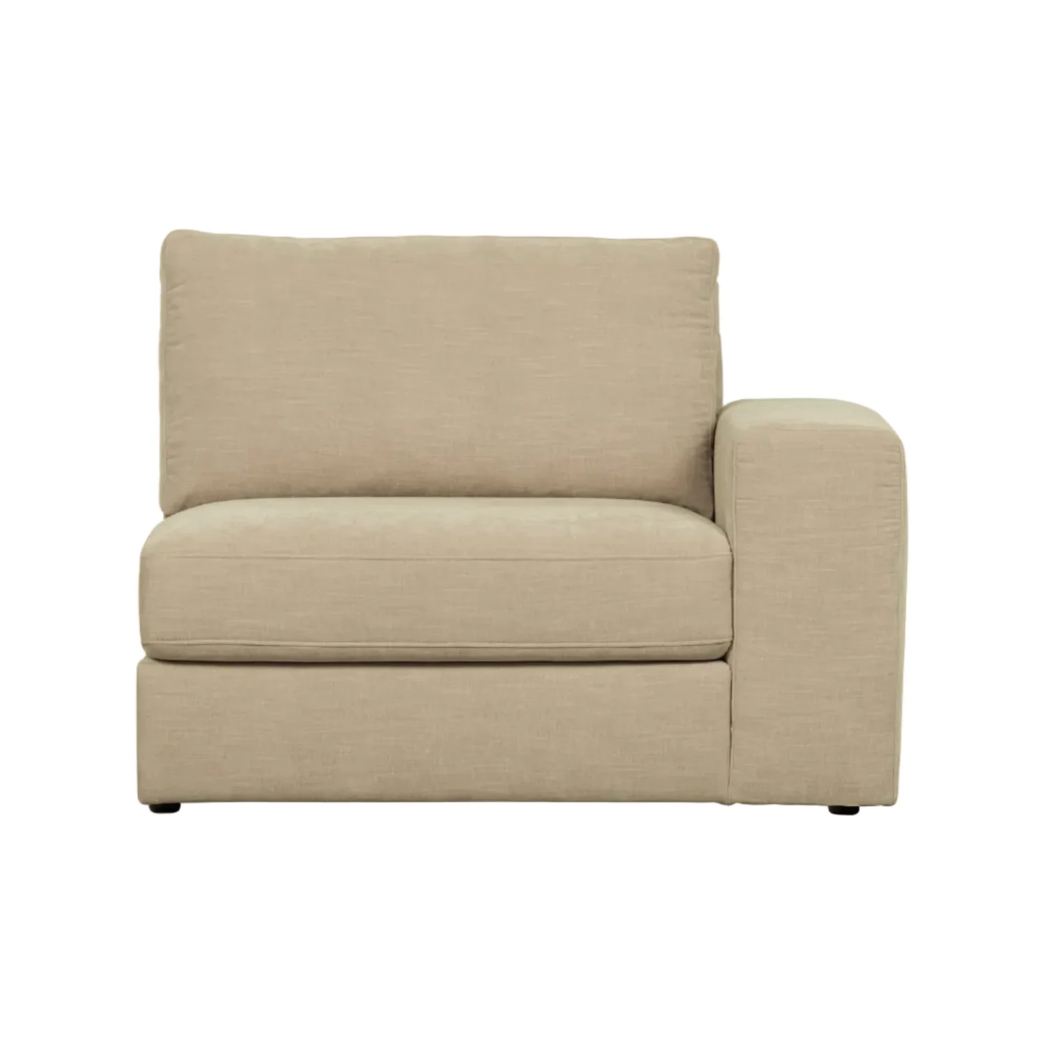 Sofa FAMILY - moduł końcowy prawostronny piaskowy