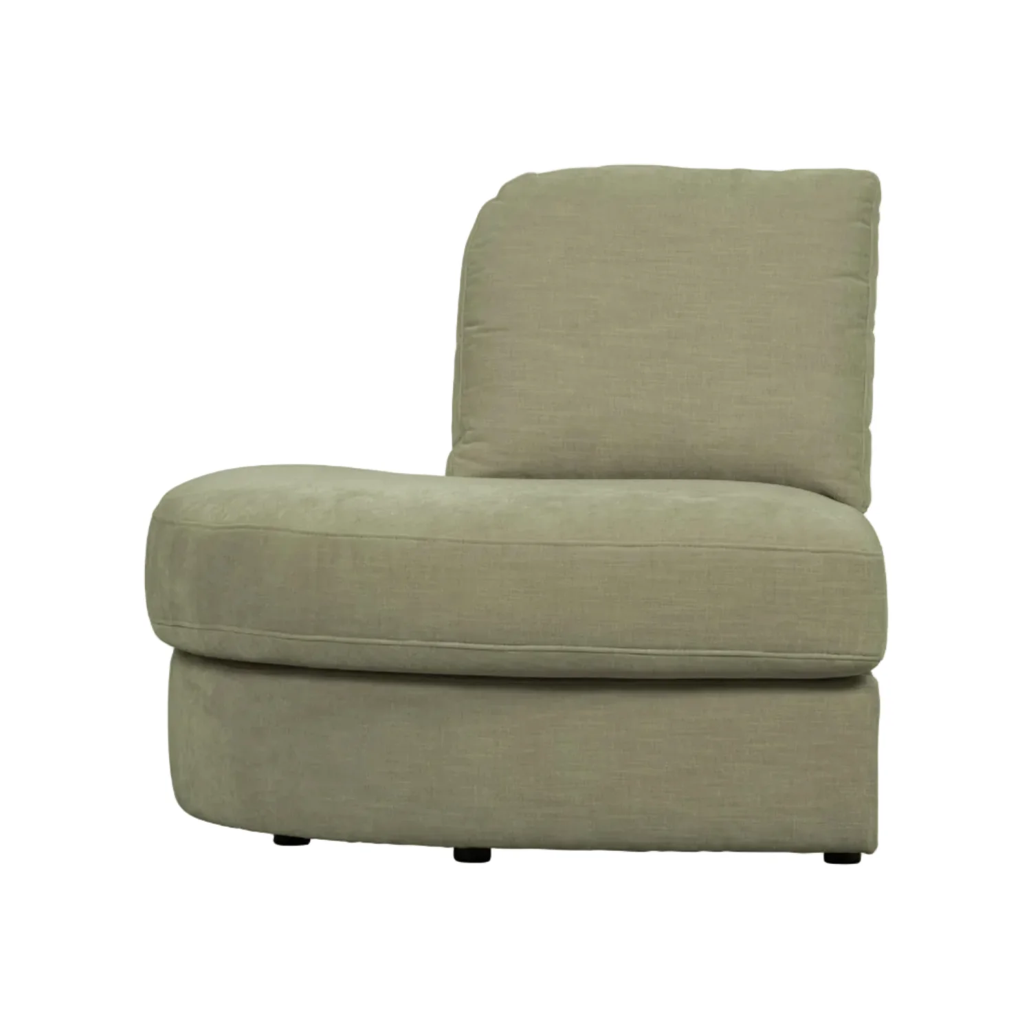 Sofa FAMILY - element otwarty lewostronny zielony
