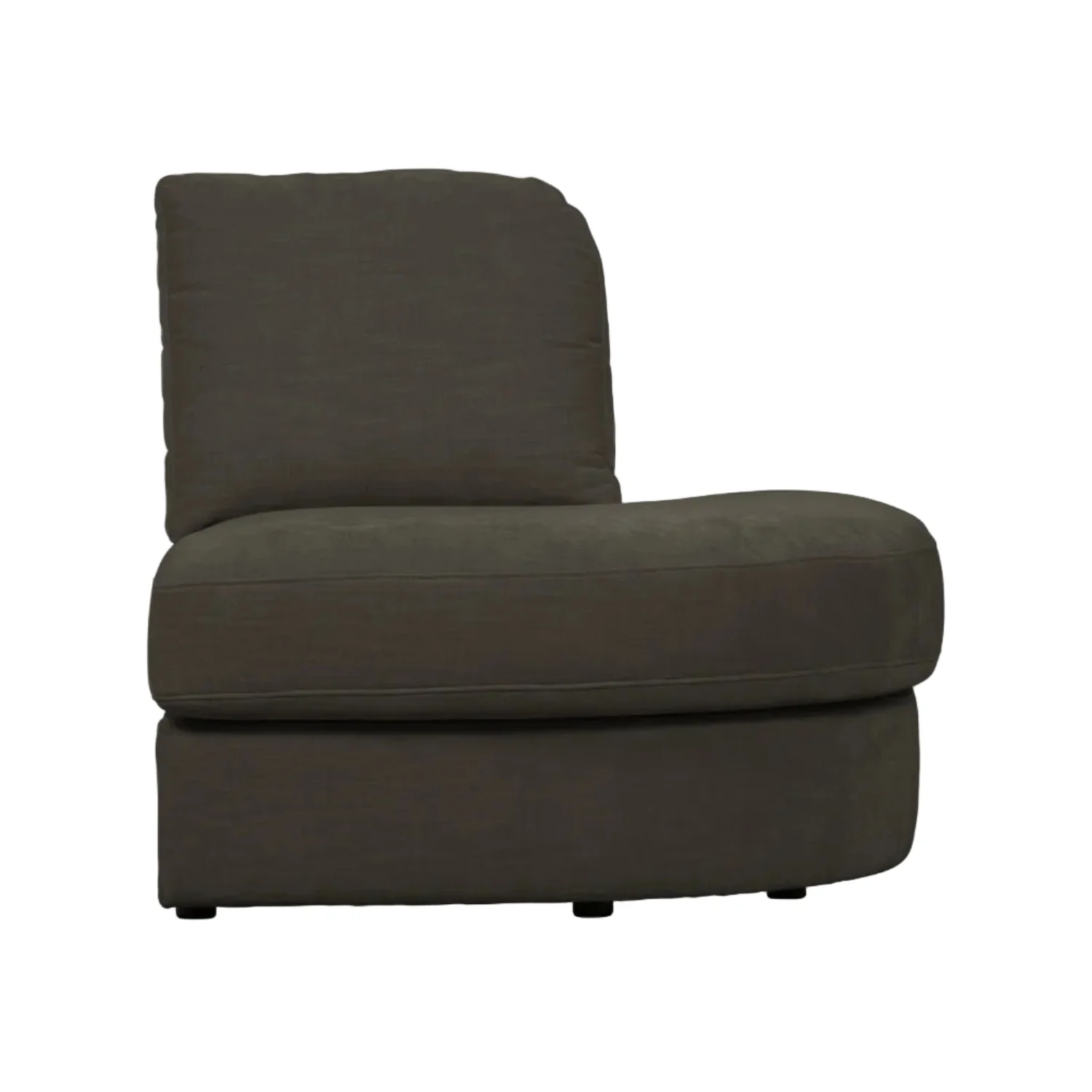 Sofa FAMILY - moduł otwarty prawostronny antracytowy
