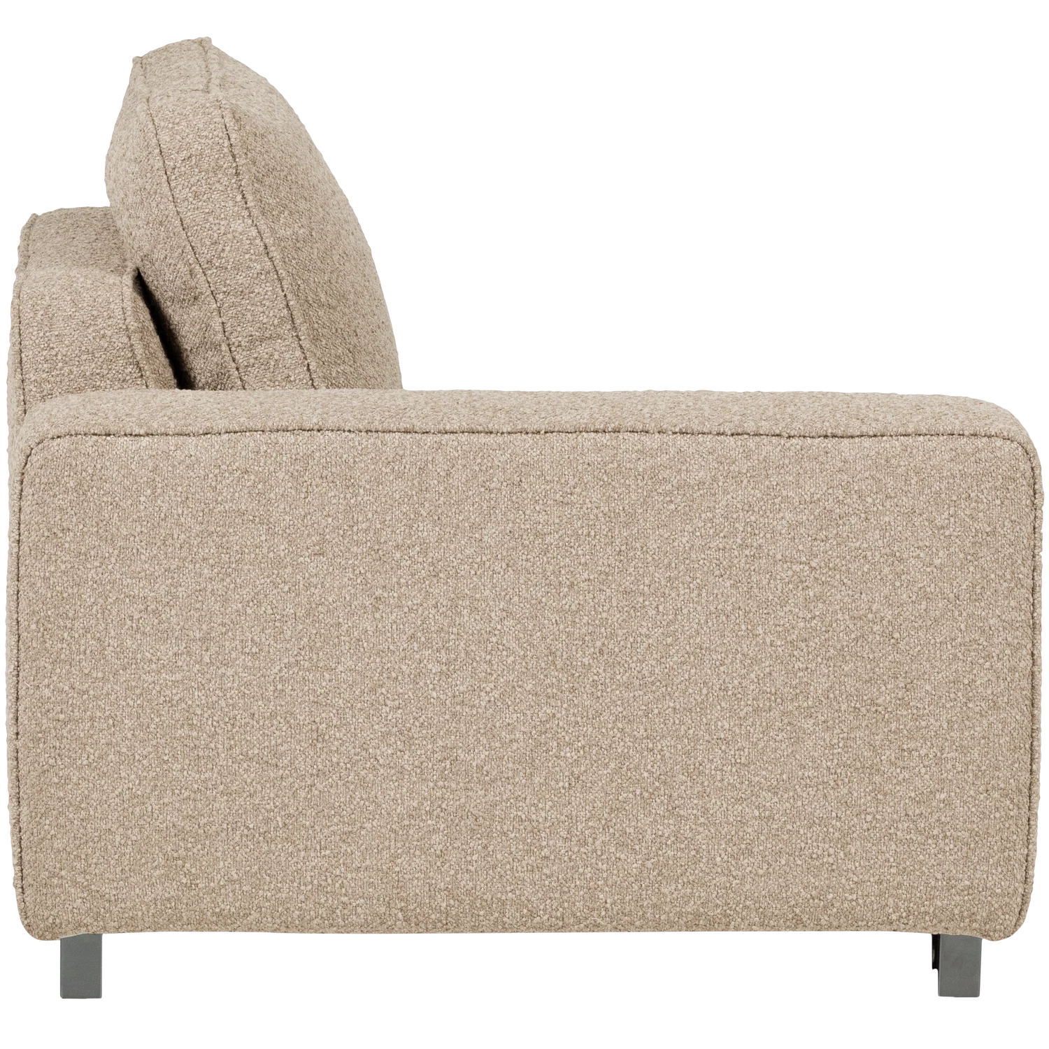 Sofa LAZY - moduł końcowy lewostronny piaskowy bouclé - Image 6