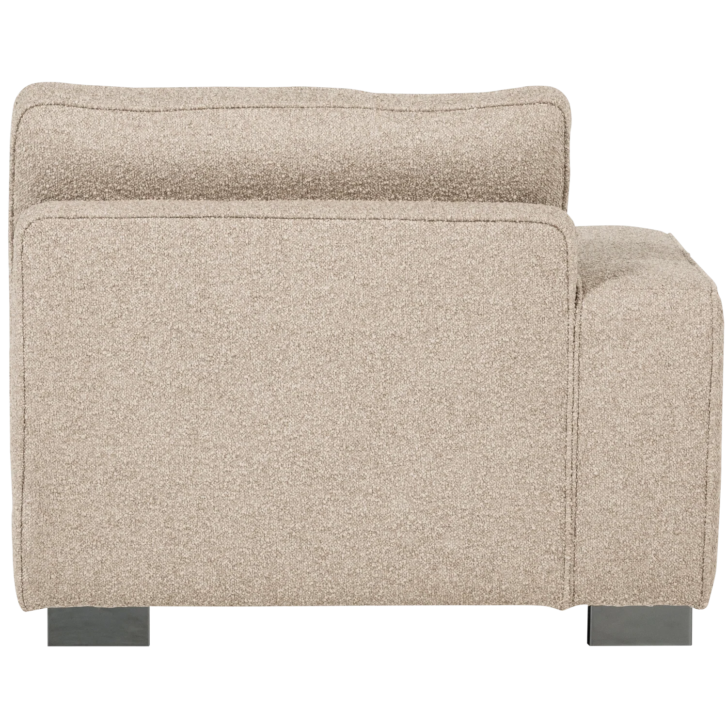 Sofa LAZY - moduł końcowy lewostronny piaskowy bouclé - Image 7