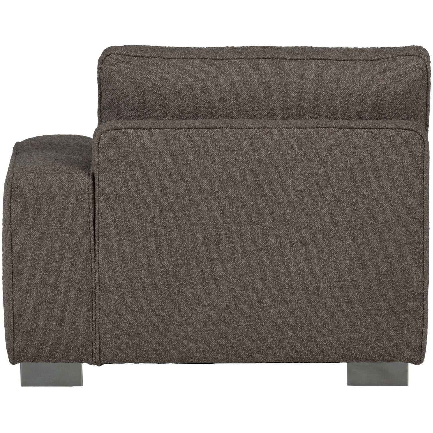 Sofa LAZY - moduł końcowy prawostronny antracytowy bouclé - Image 4