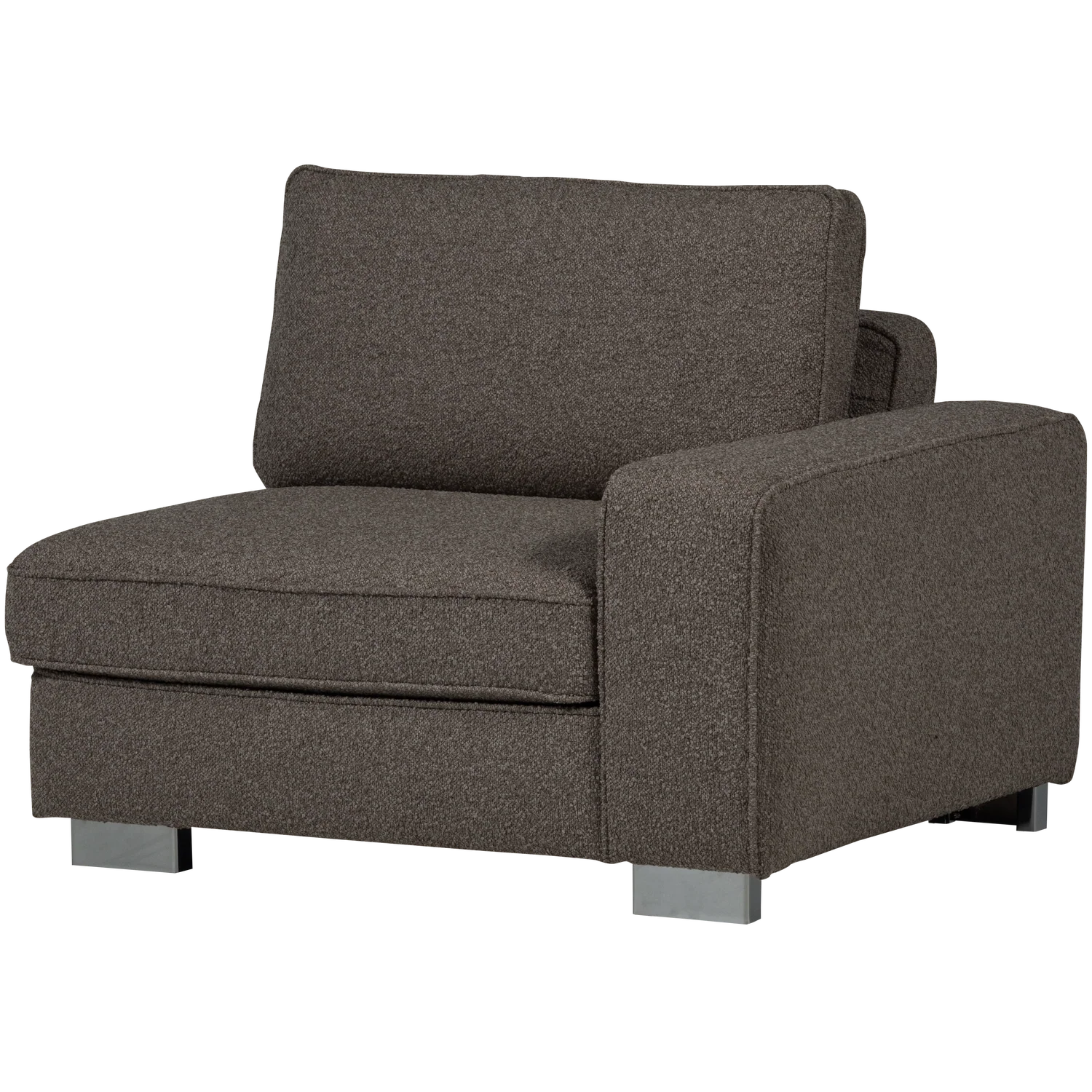 Sofa LAZY - moduł końcowy prawostronny antracytowy bouclé - Image 6