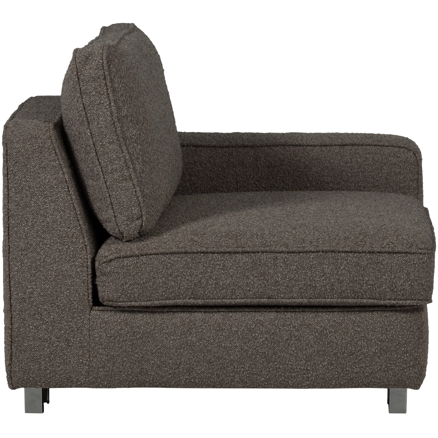 Sofa LAZY - moduł końcowy prawostronny antracytowy bouclé - Image 8