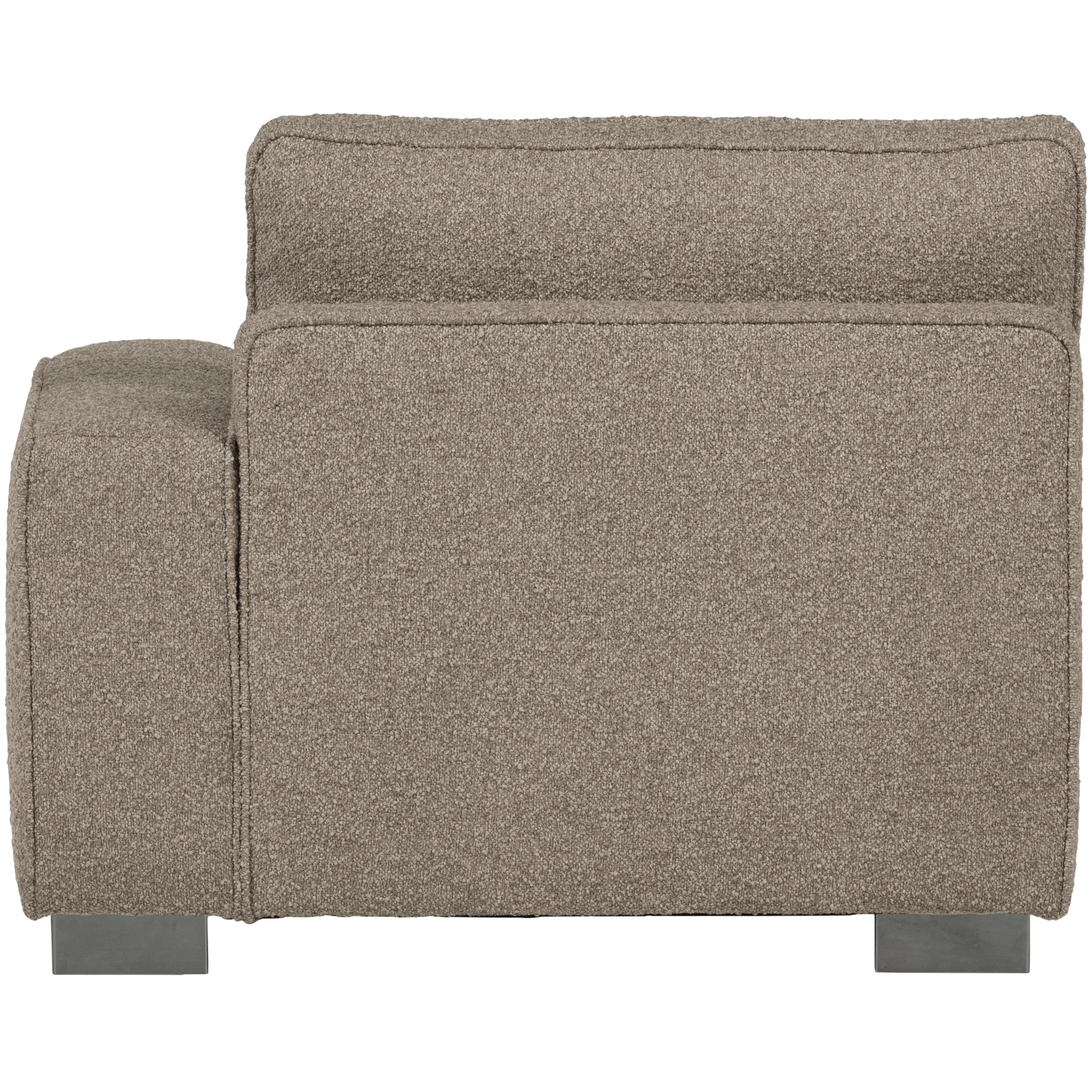 Sofa LAZY - moduł końcowy prawostronny beżowy bouclé - Image 8