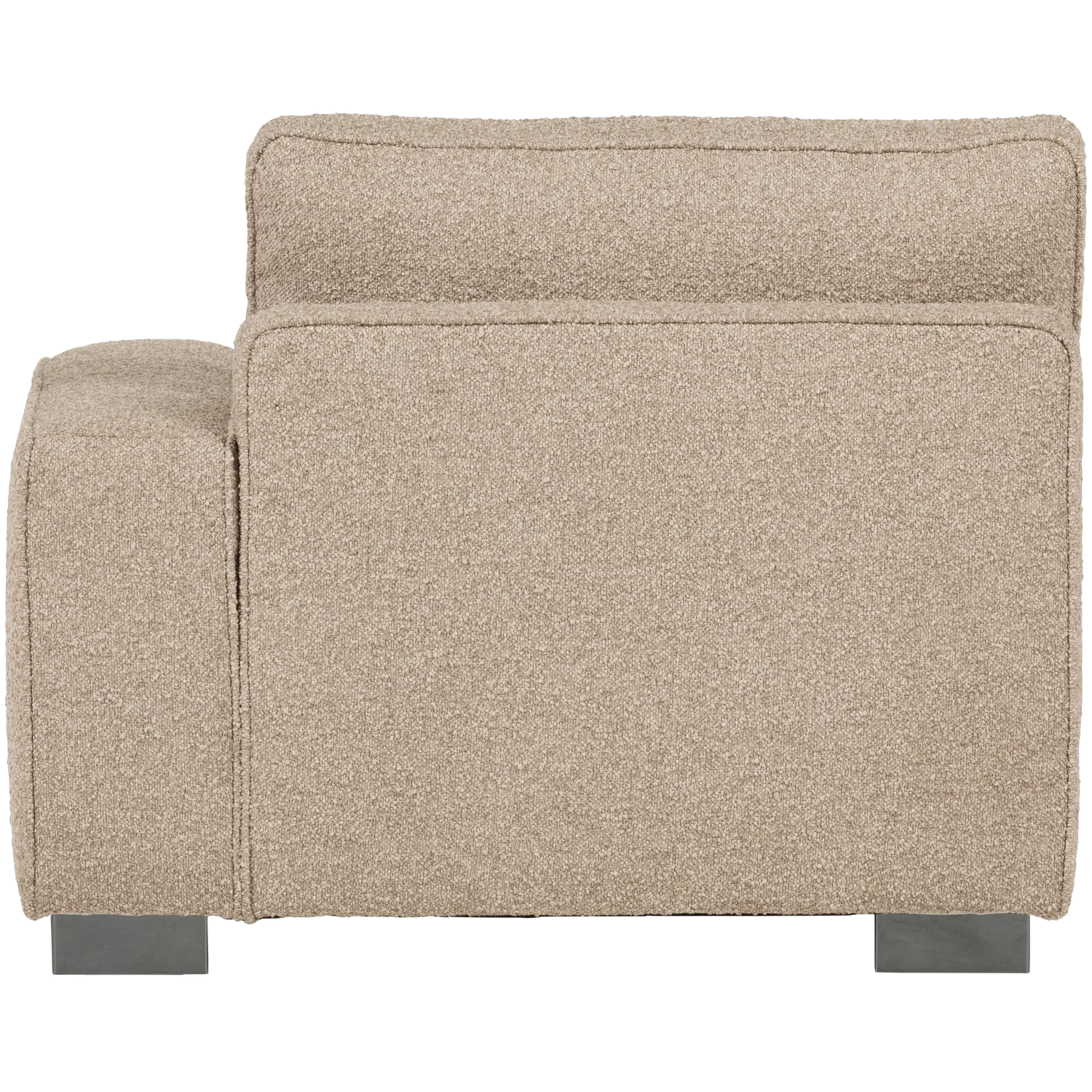 Sofa LAZY - moduł końcowy prawostronny piaskowy bouclé - Image 8