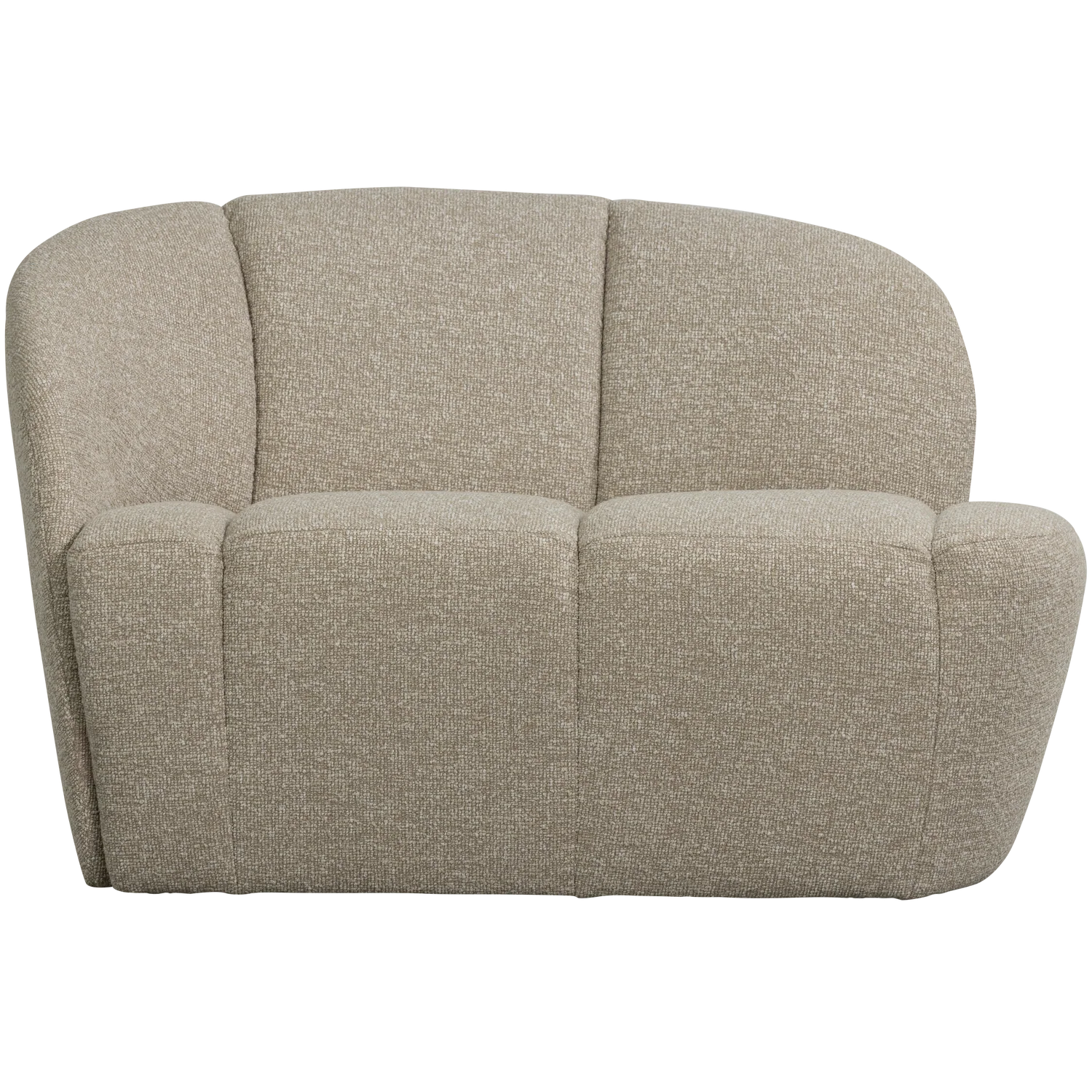 Sofa lewostronna 2-osobowa MOJO piaskowy melanż boucle - Image 3