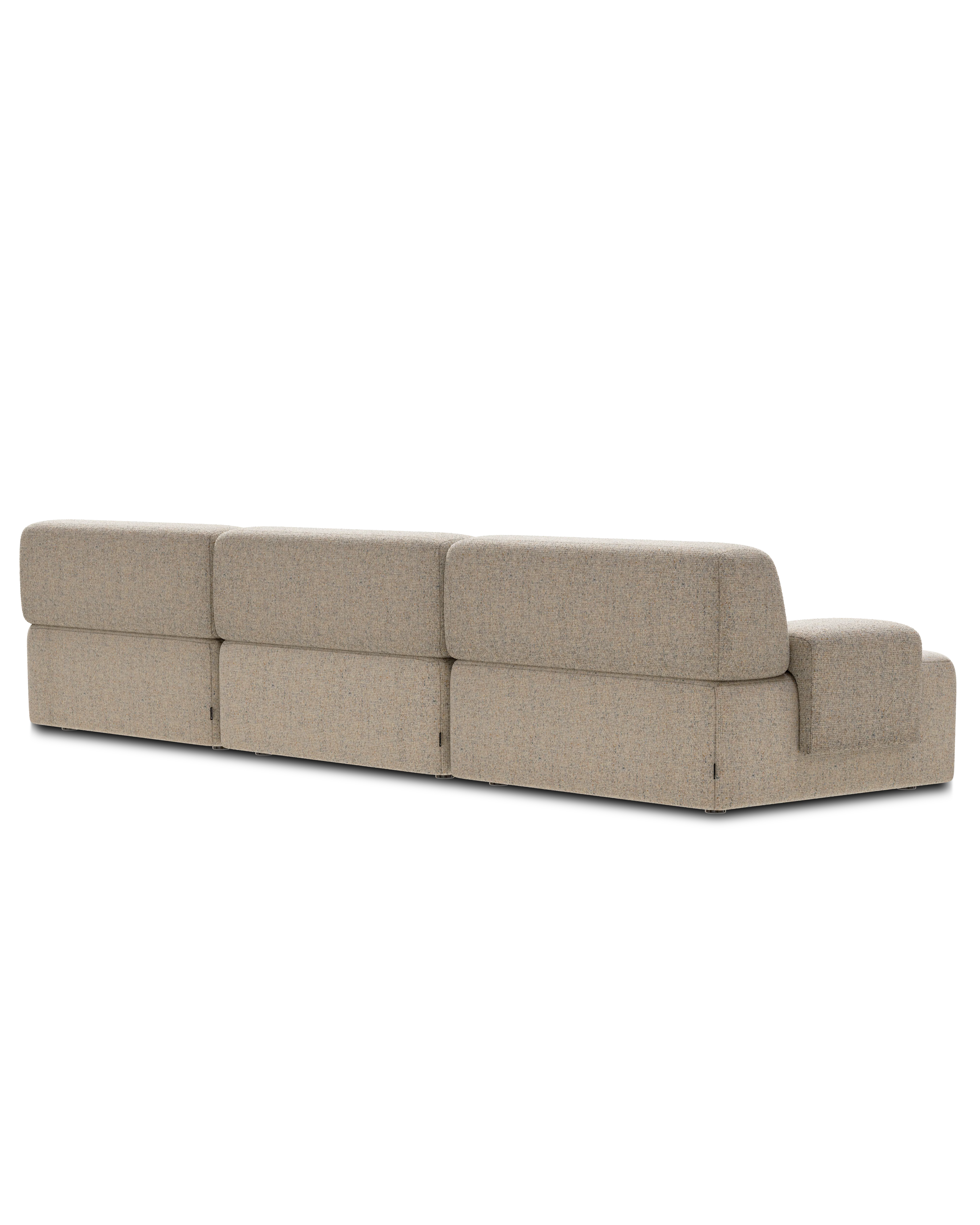 Sofa modułowa 3-osobowa UMI beżowy - Image 6