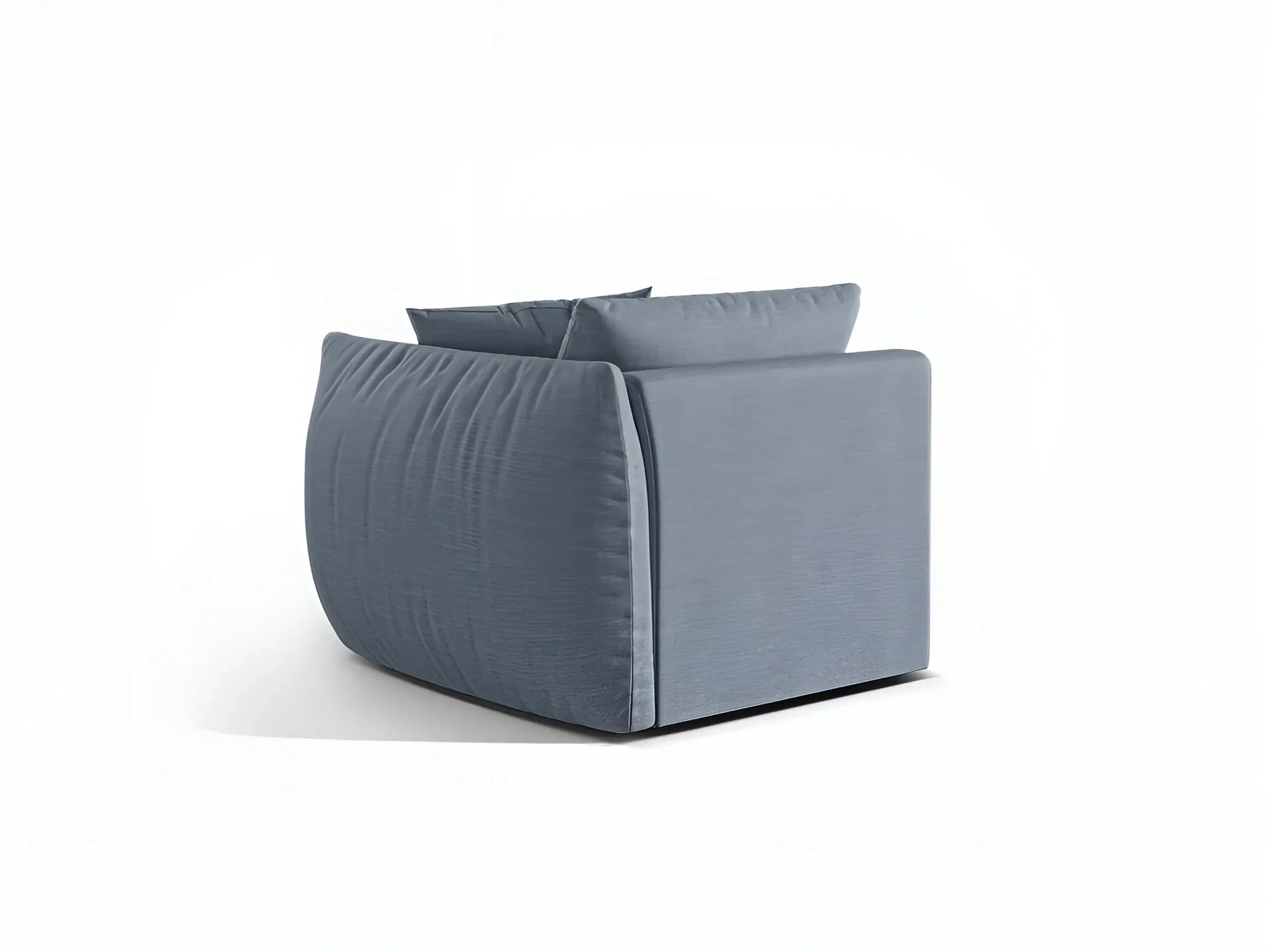 Sofa modułowa CHRIS - element prawostronny jasnoniebieski szenil - Image 4