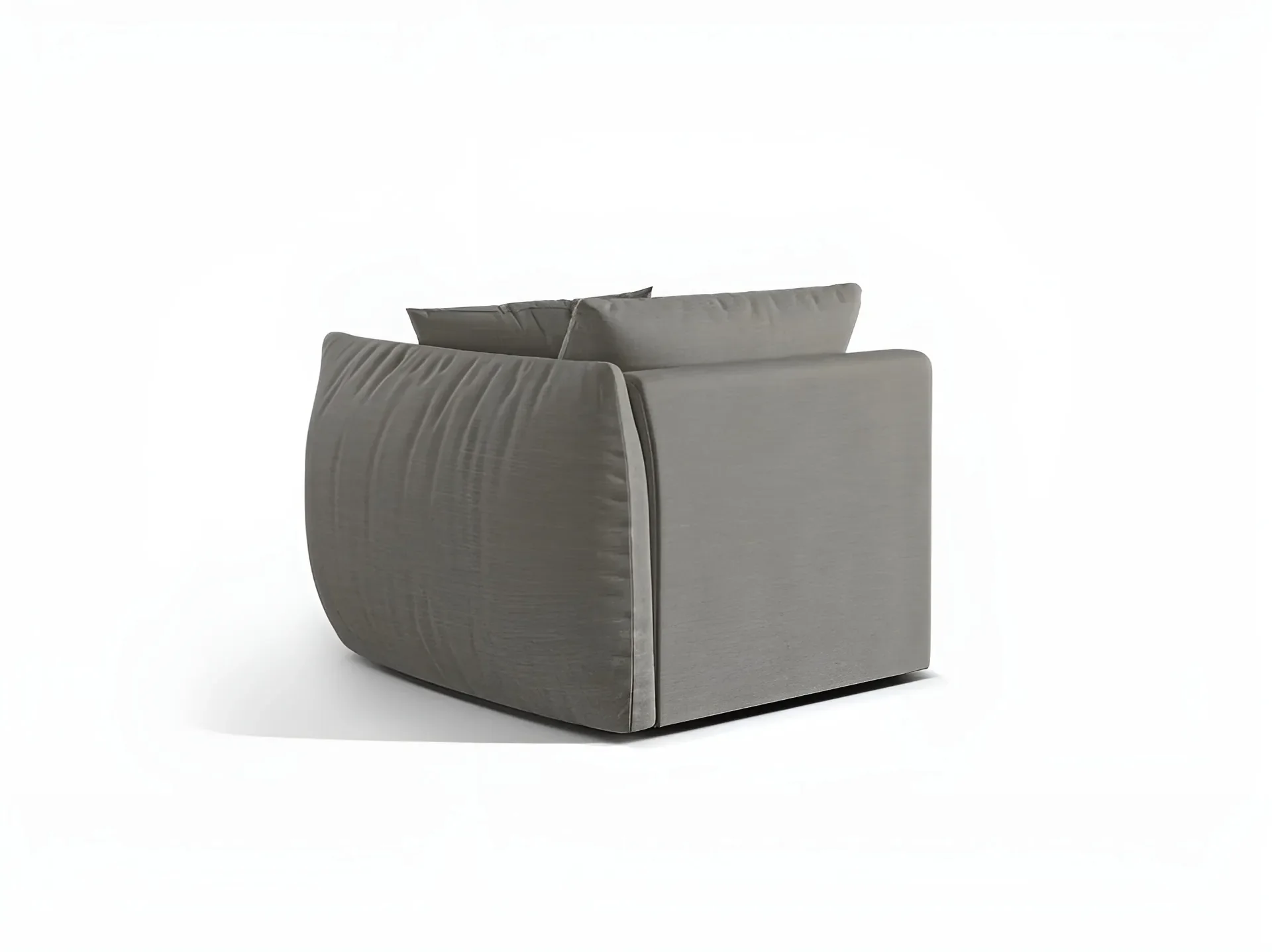 Sofa modułowa CHRIS - element prawostronny szary szenil - Image 4