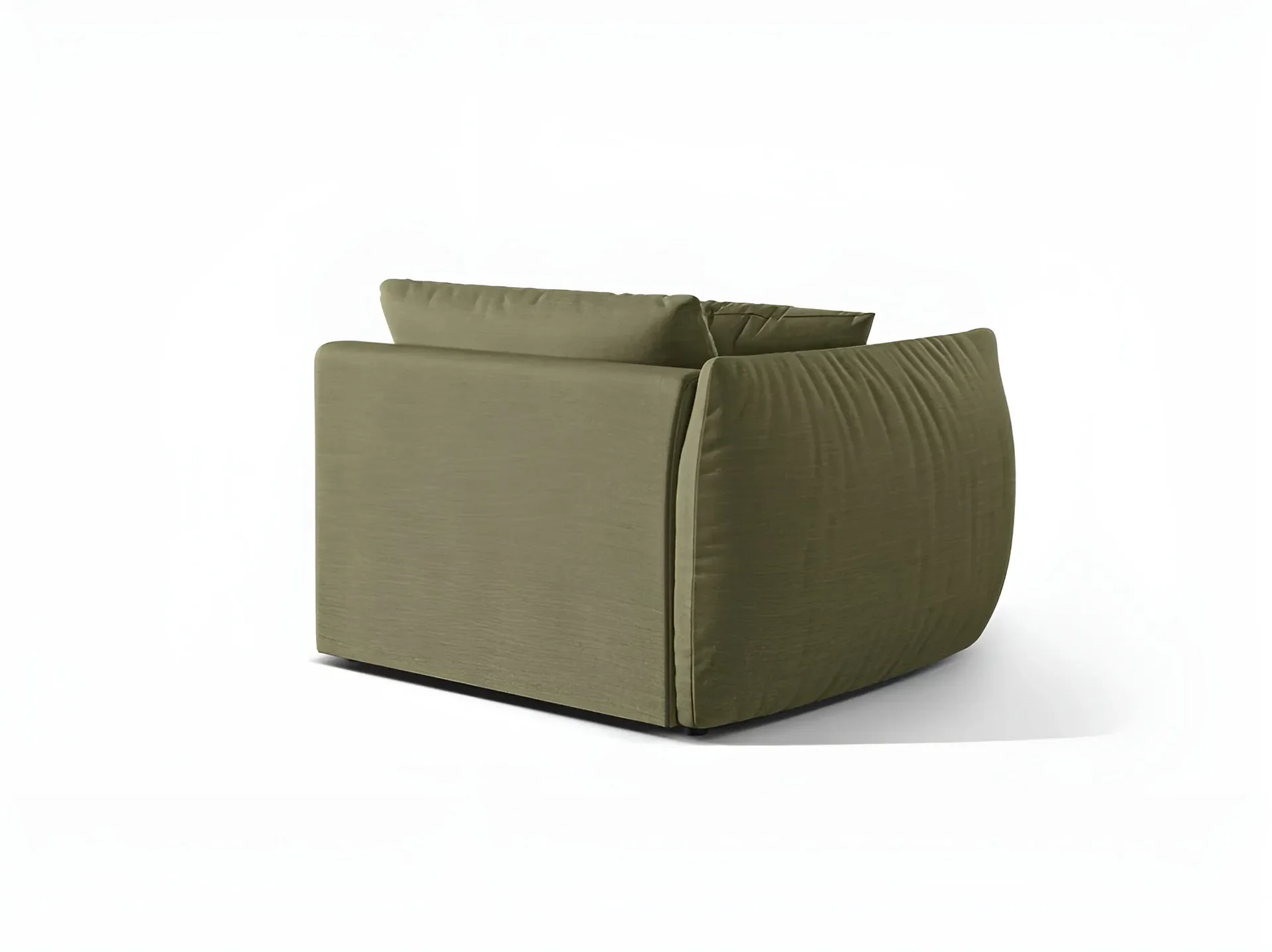 Sofa modułowa CHRIS - element szeroki lewostronny zielony szenil - Image 3