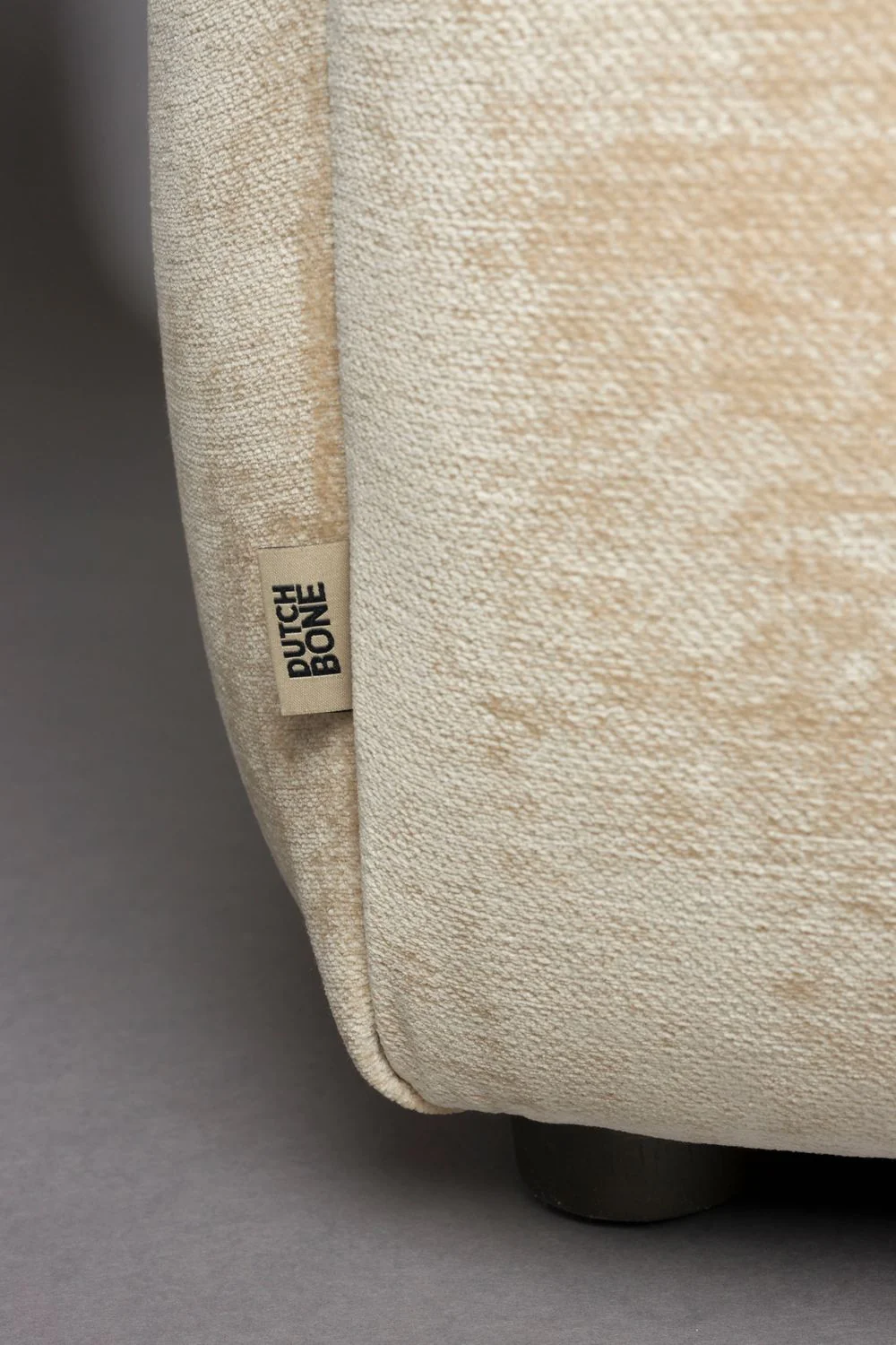 Sofa modułowa HACKMAN - element końcowy prawostronny beżowy welur - Image 4