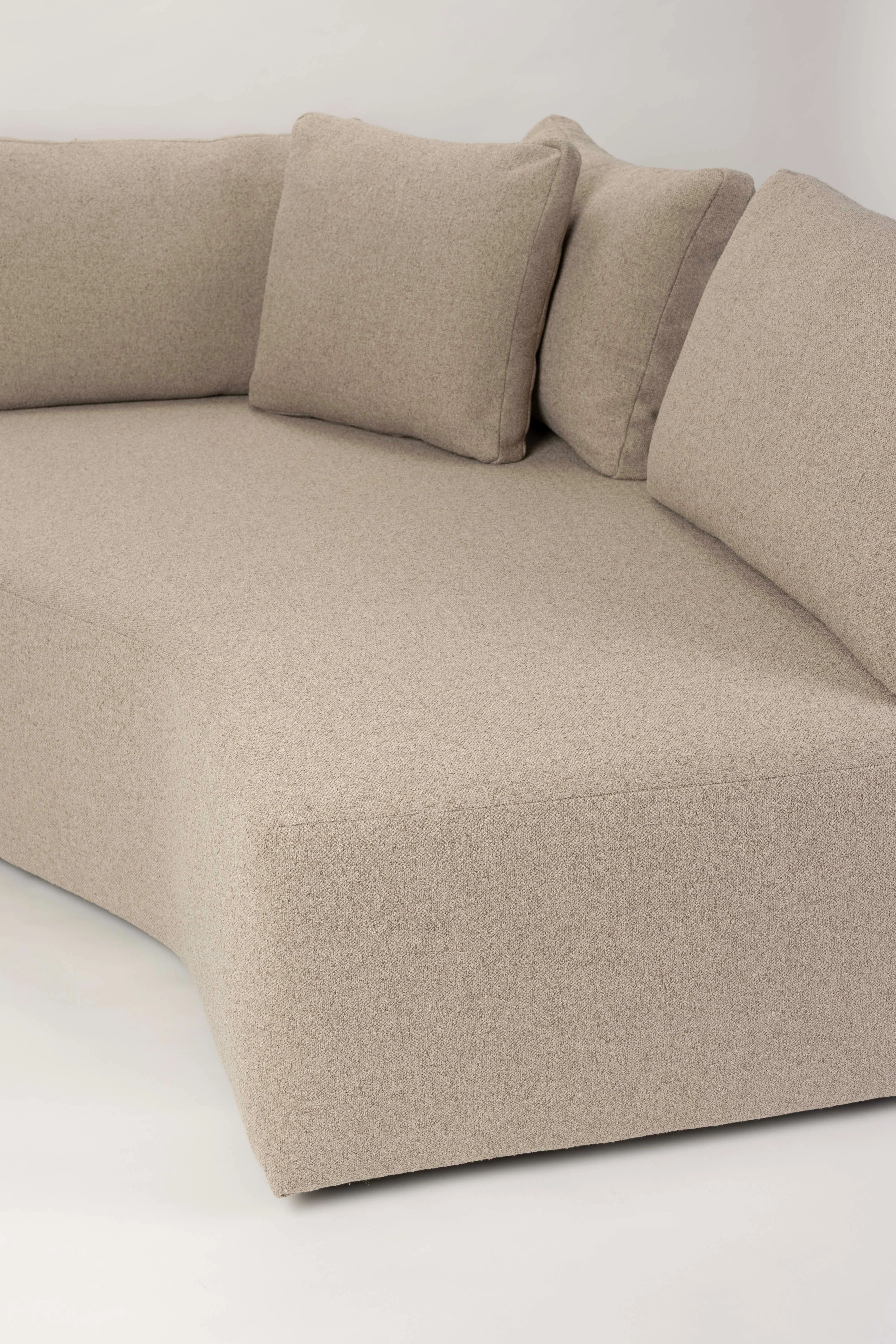 Sofa modułowa PROSPER - szezlong prawostronny cappuccino - Image 3