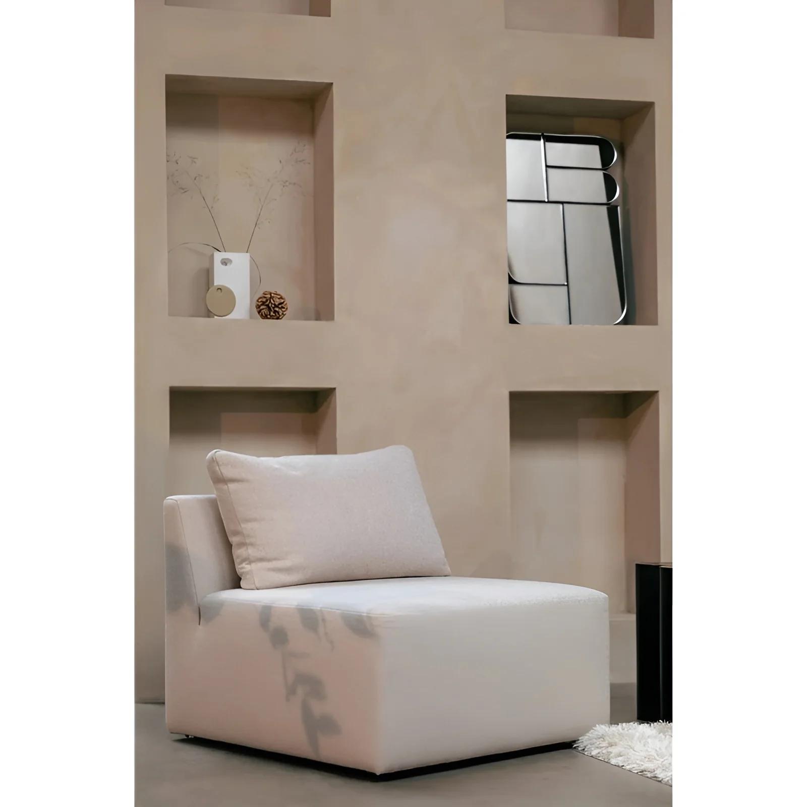 Sofa modułowa PROSPER - element środkowy cappuccino - Image 2