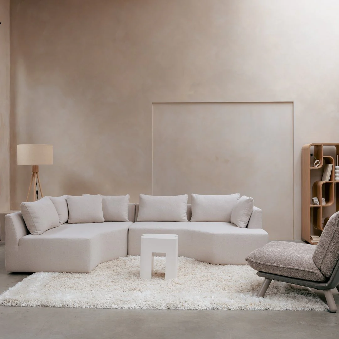 Sofa modułowa PROSPER - element końcowy prawostronny piaskowy - Image 6