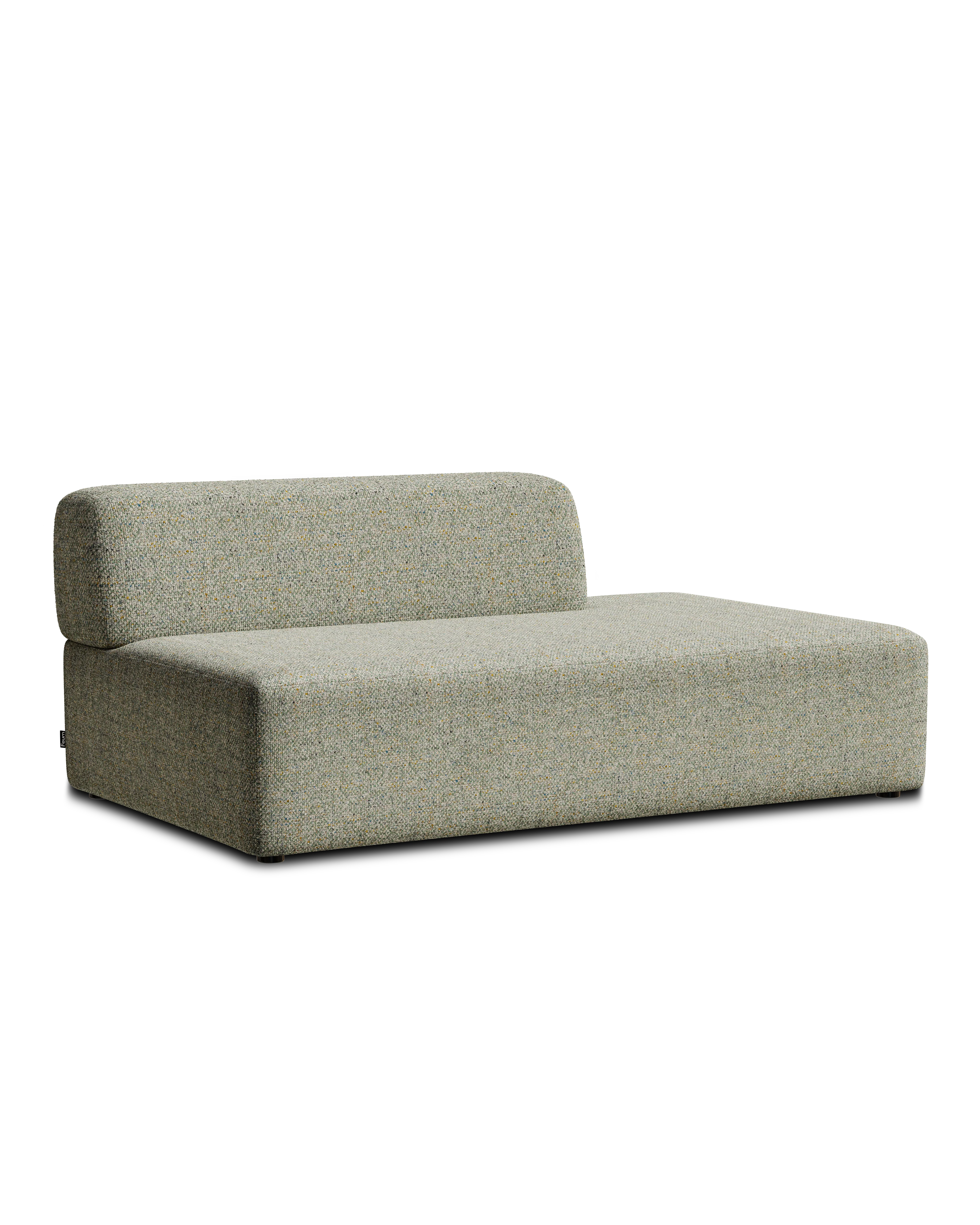 Sofa modułowa UMI - element otwarty lewostronny jasny zielony - Image 4