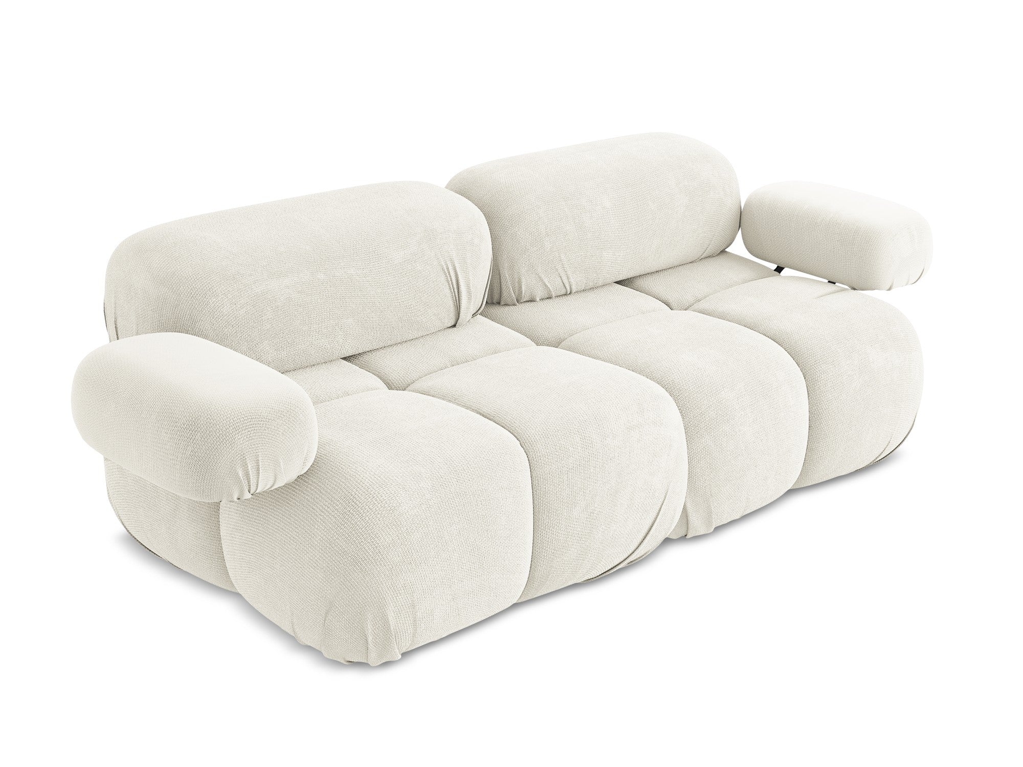 Sofa modułowa 2-osobowa LOKUA biały szenil - Image 5