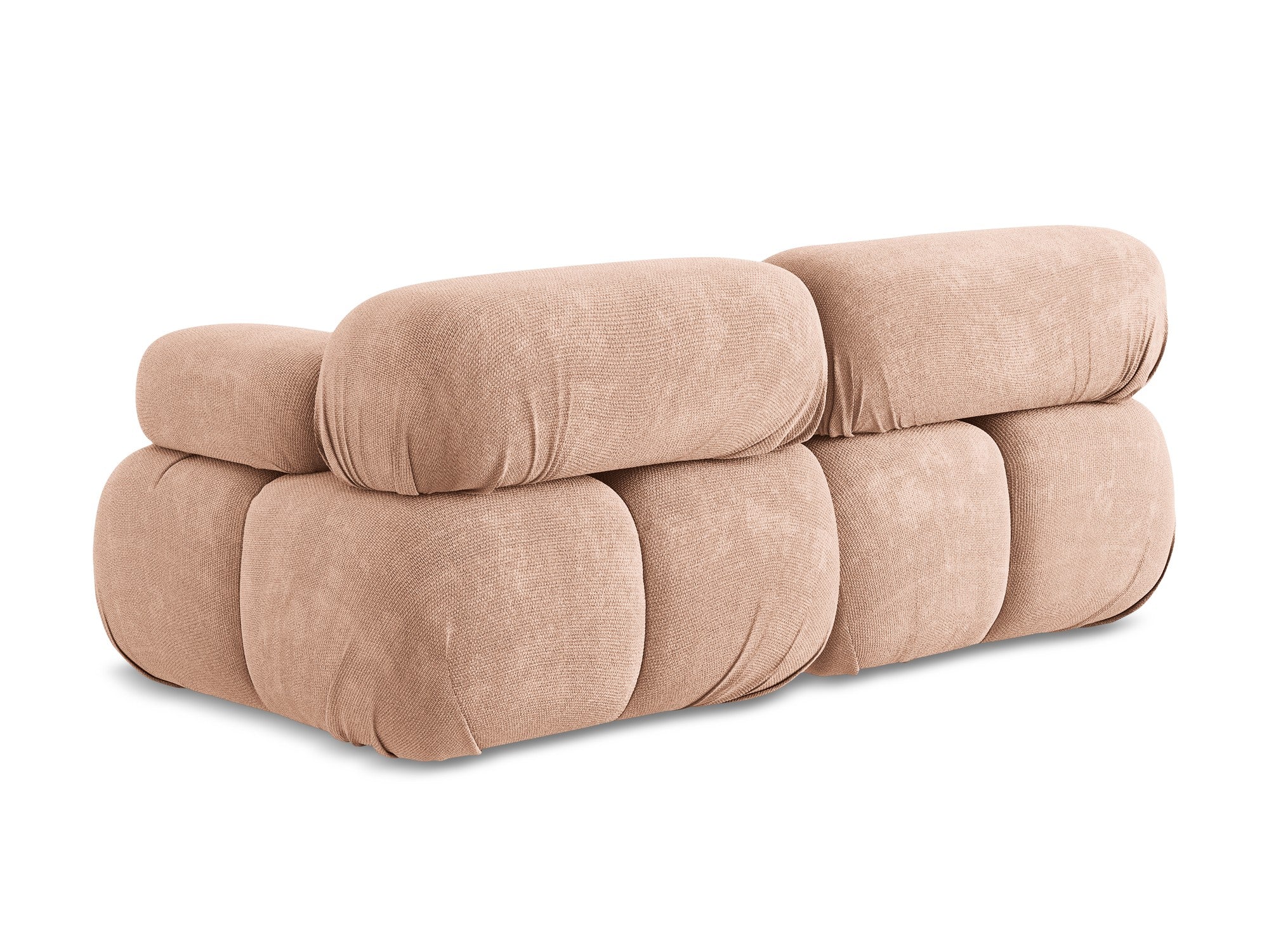 Sofa modułowa 2-osobowa LOKUA brzoskwiniowy szenil - Image 6