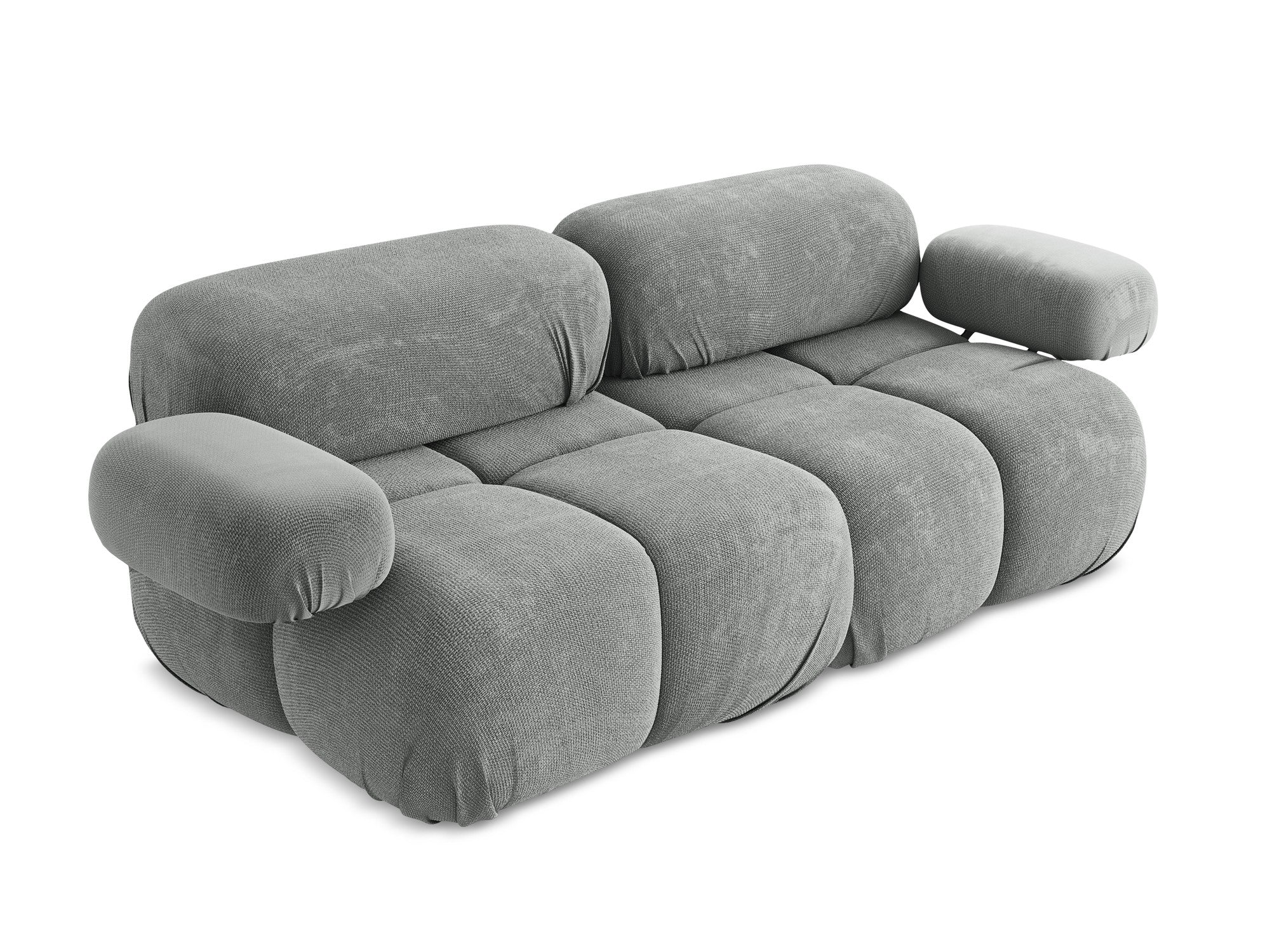 Sofa modułowa 2-osobowa LOKUA szary szenil - Image 5