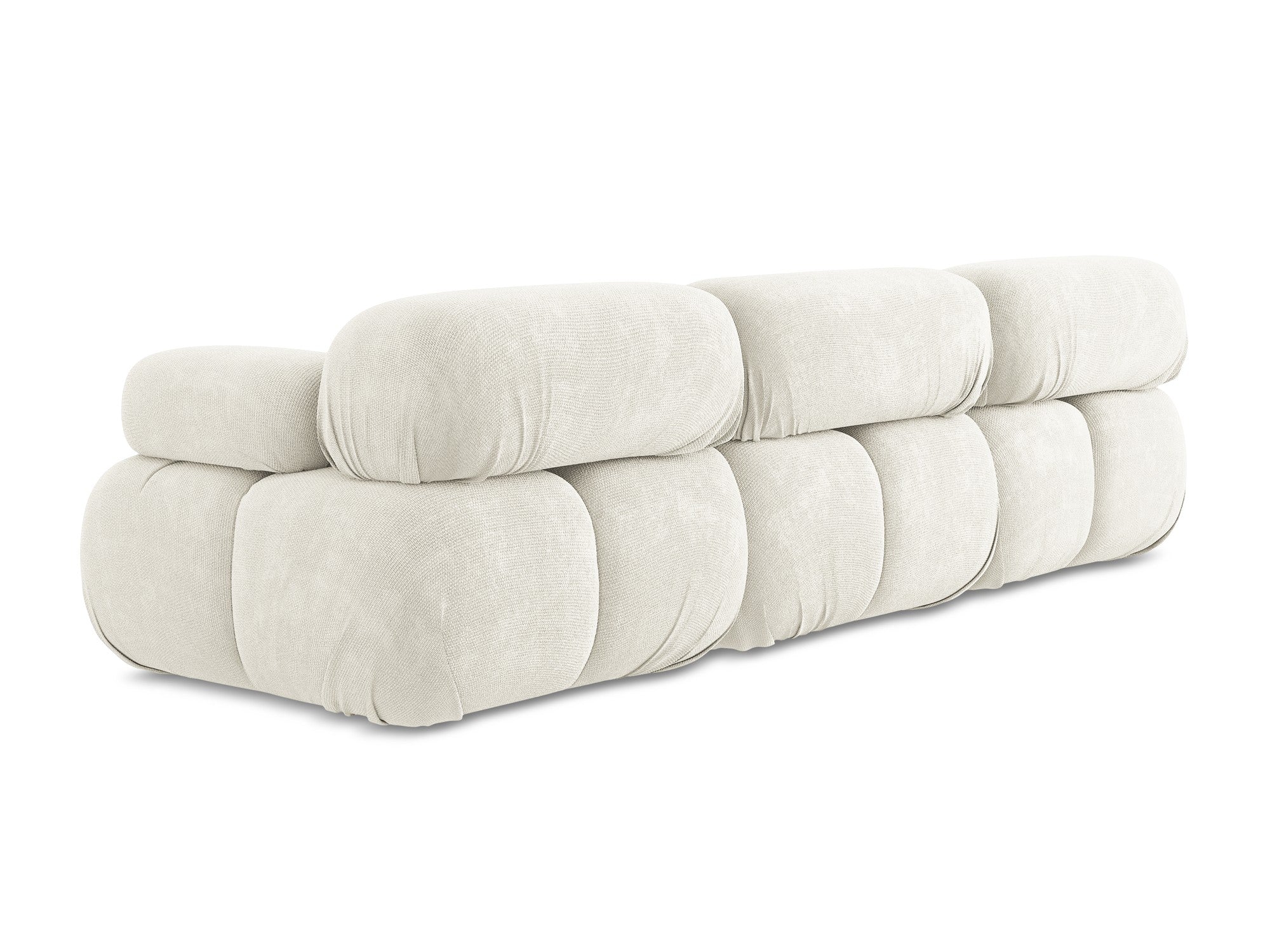 Sofa modułowa 3-osobowa LOKUA biały szenil - Image 6