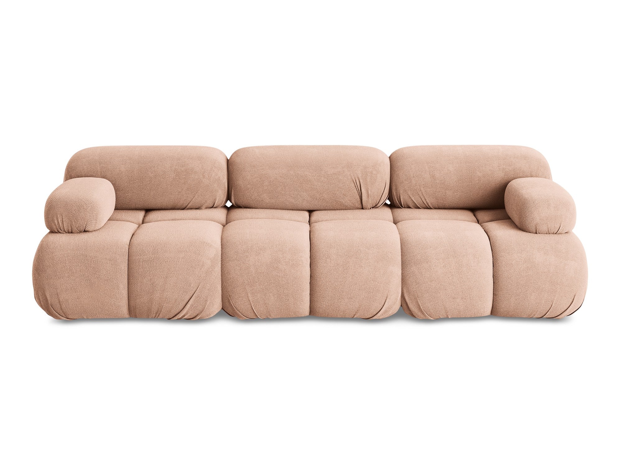 Sofa modułowa 3-osobowa LOKUA brzoskwiniowy szenil - Image 3