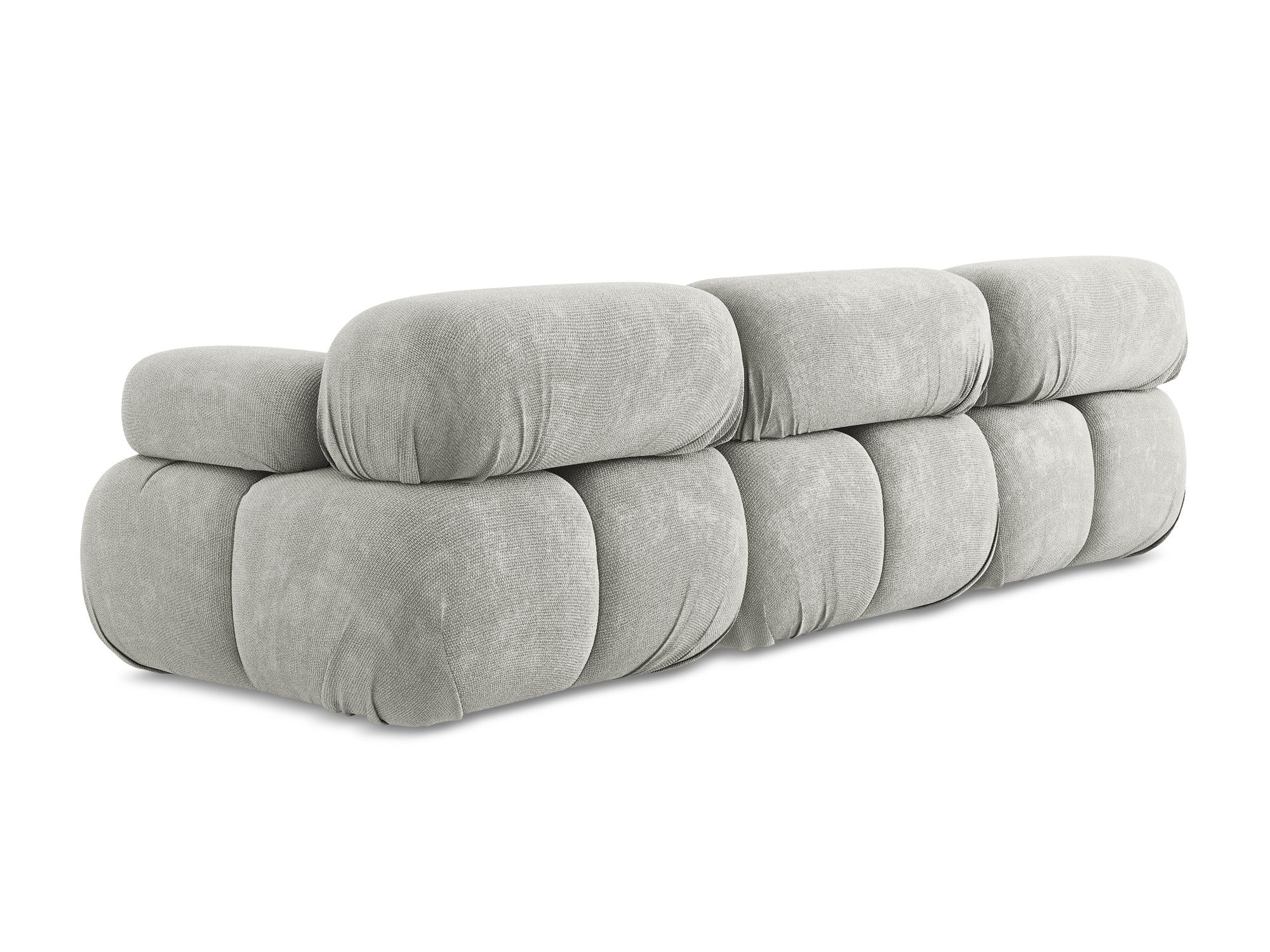 Sofa modułowa 3-osobowa LOKUA jasnoszary szenil - Image 6