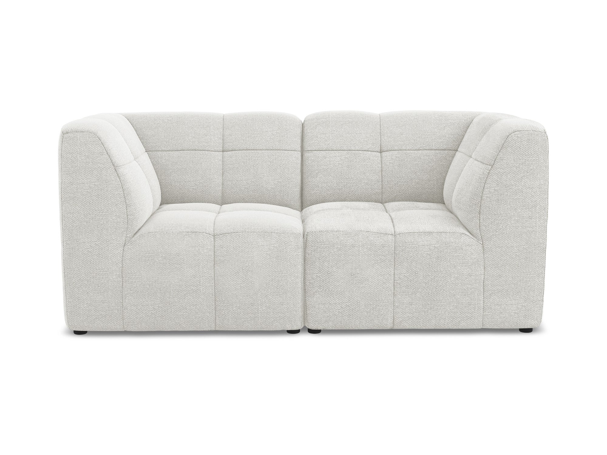 Sofa modułowa 2-osobowa ALOHA biały boucle - Image 3