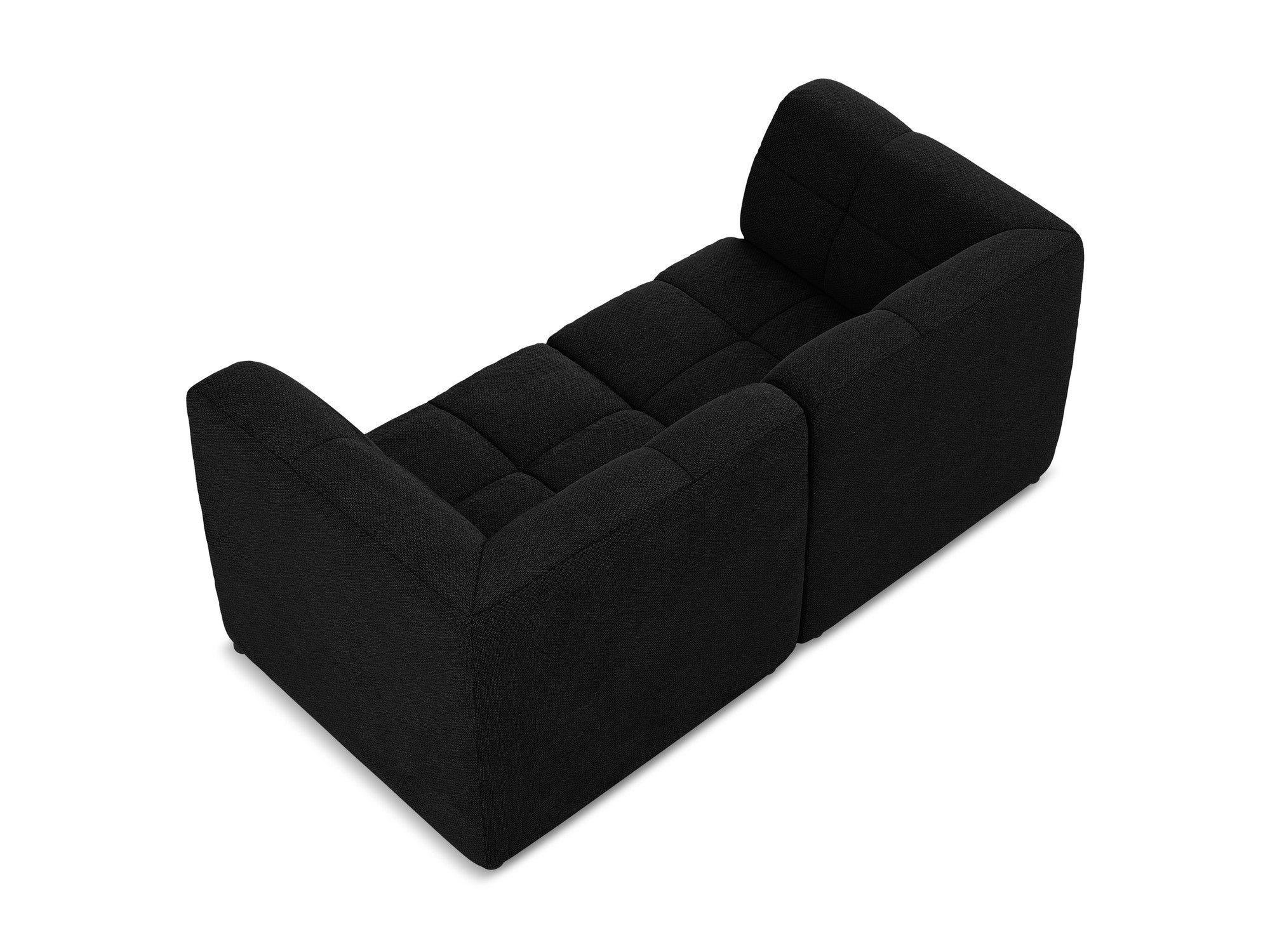 Sofa modułowa 2-osobowa ALOHA czarny boucle - Image 5