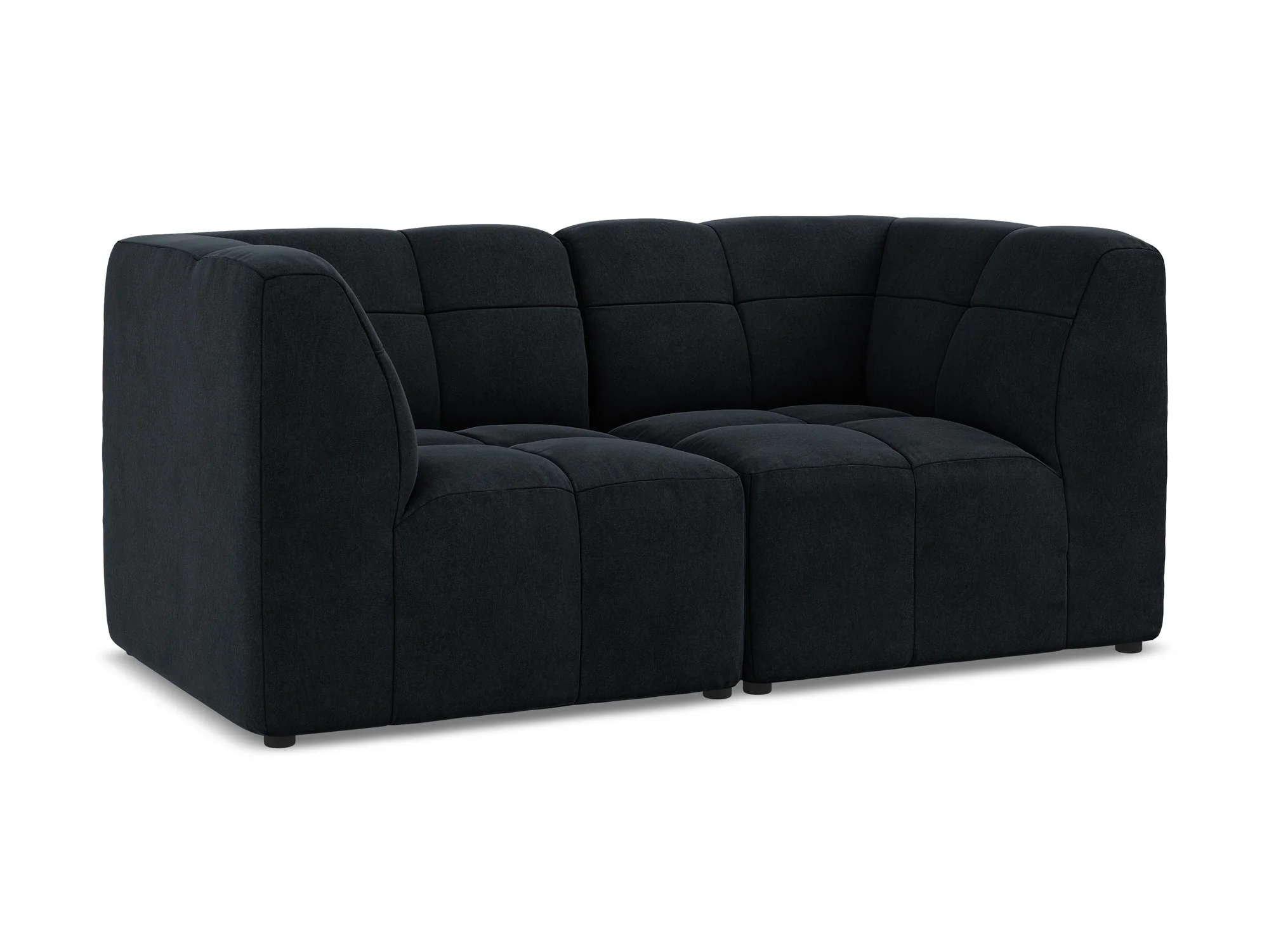Sofa modułowa aksamitna 2-osobowa ALOHA granat królewski