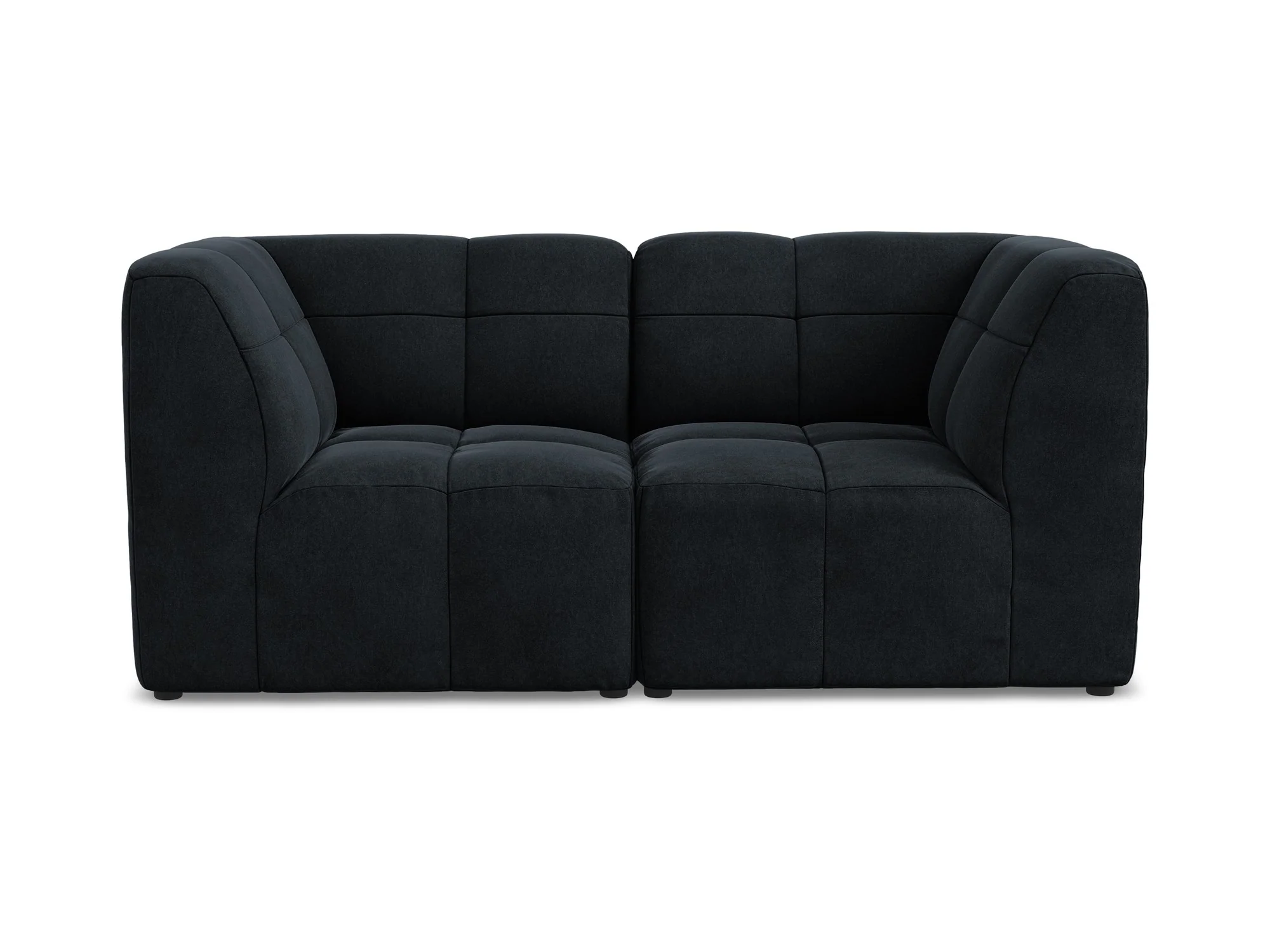 Sofa modułowa aksamitna 2-osobowa ALOHA granat królewski - Image 3