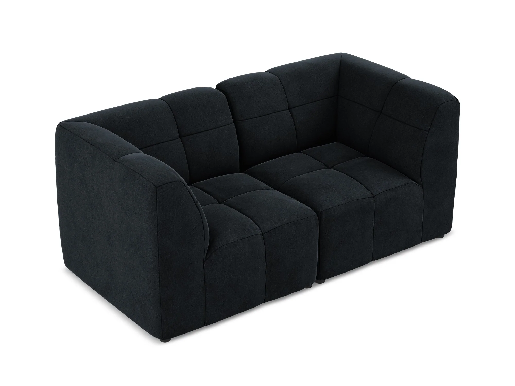 Sofa modułowa aksamitna 2-osobowa ALOHA granat królewski - Image 4