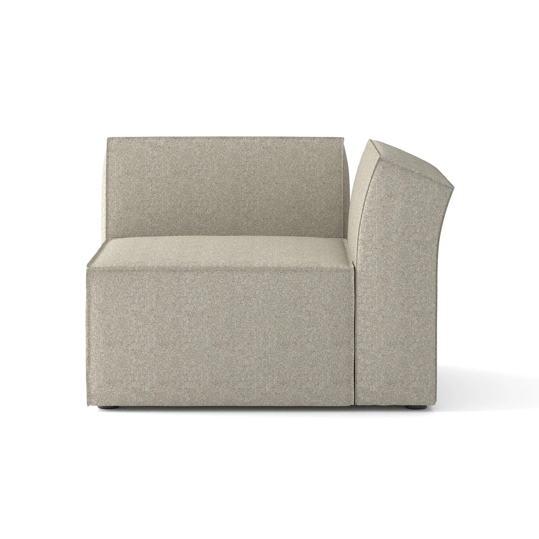 Sofa modułowa ANDO - moduł prawostronny taupe
