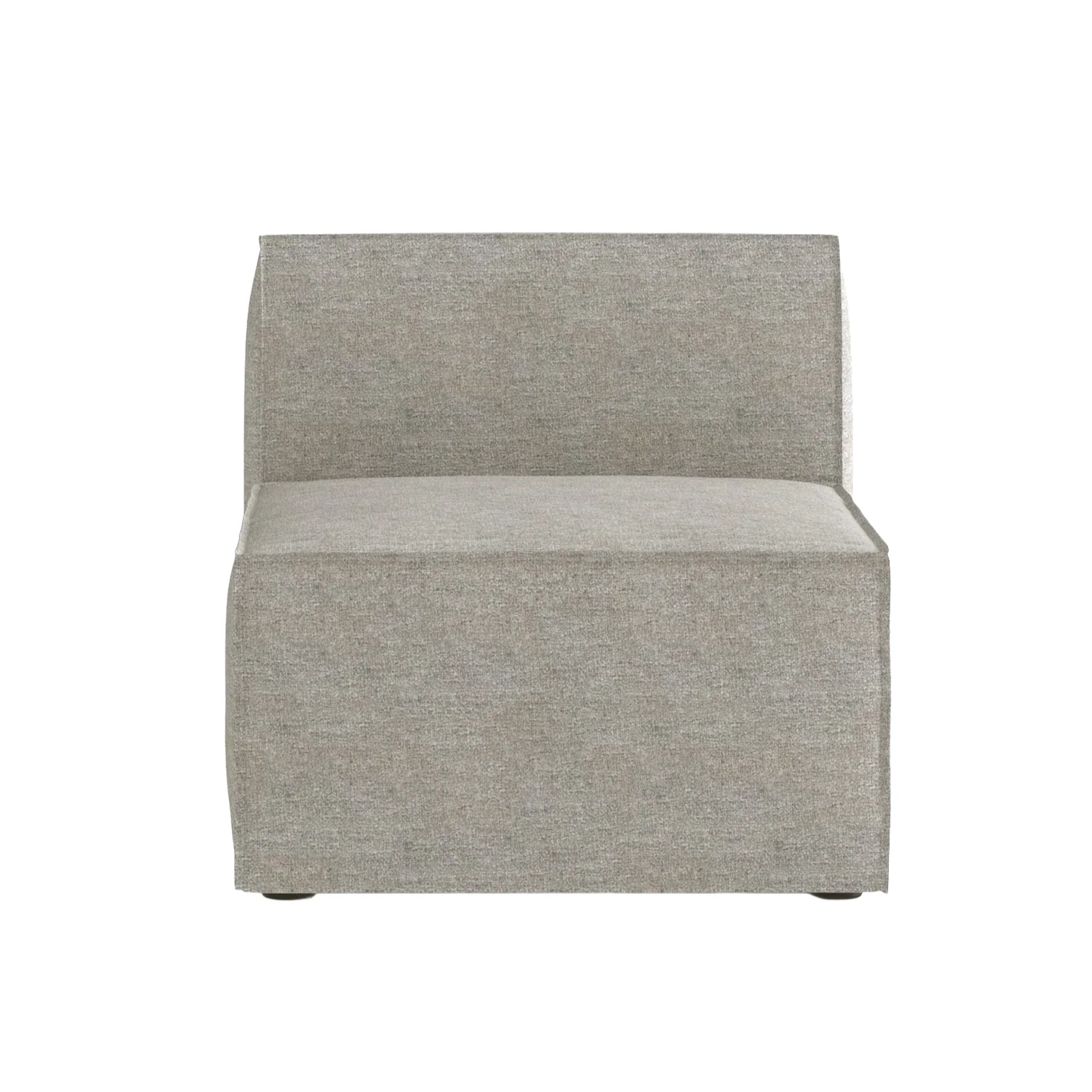 Sofa modułowa ANDO - moduł środkowy jasnoszary