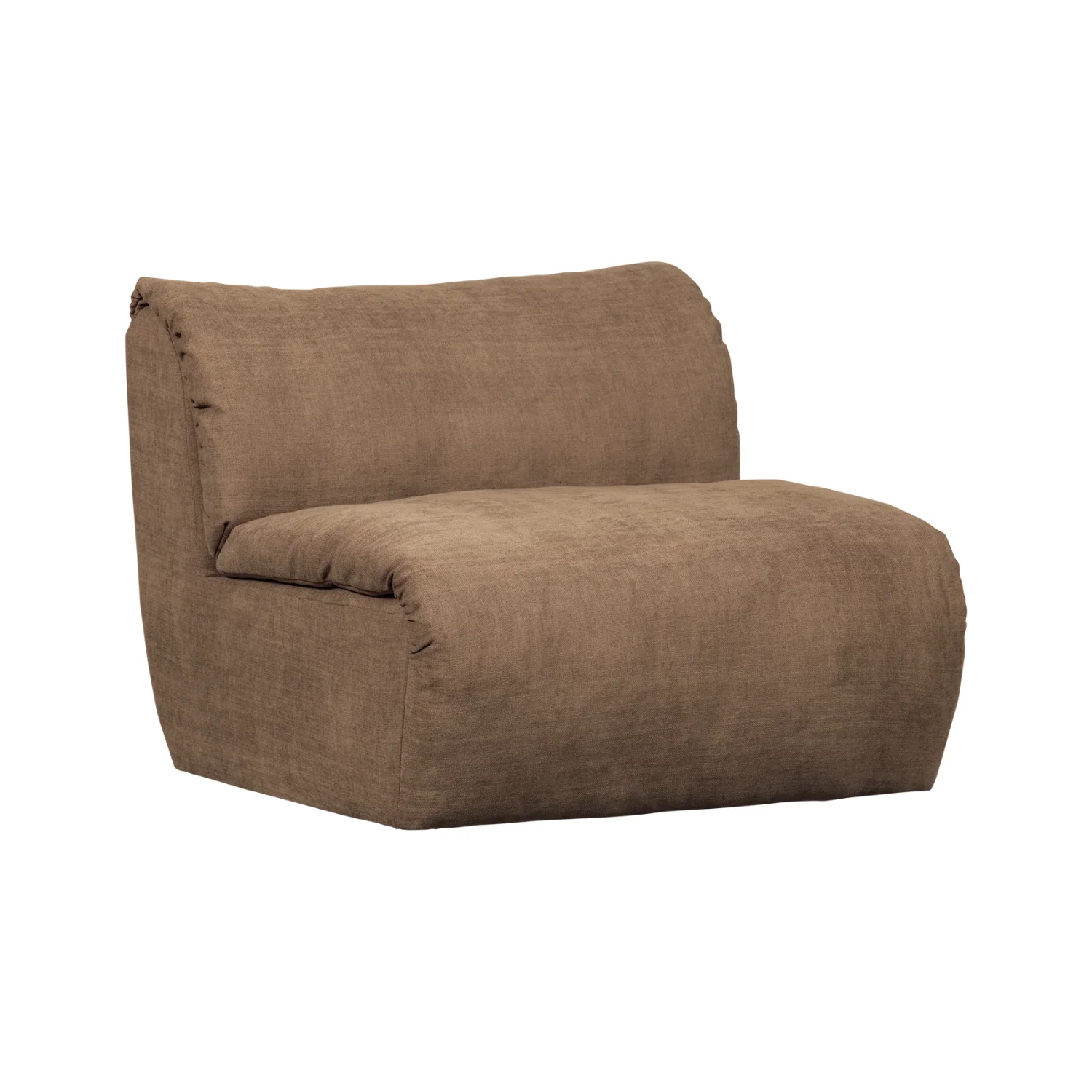 Sofa modułowa BAGGY - element brązowy