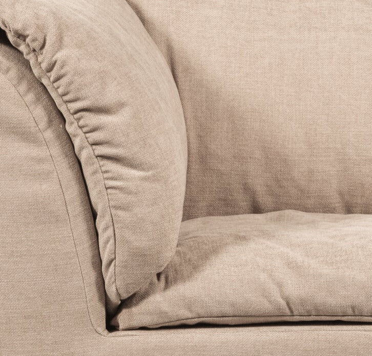 Sofa modułowa BAGGY - element narożny piaskowy - Image 2